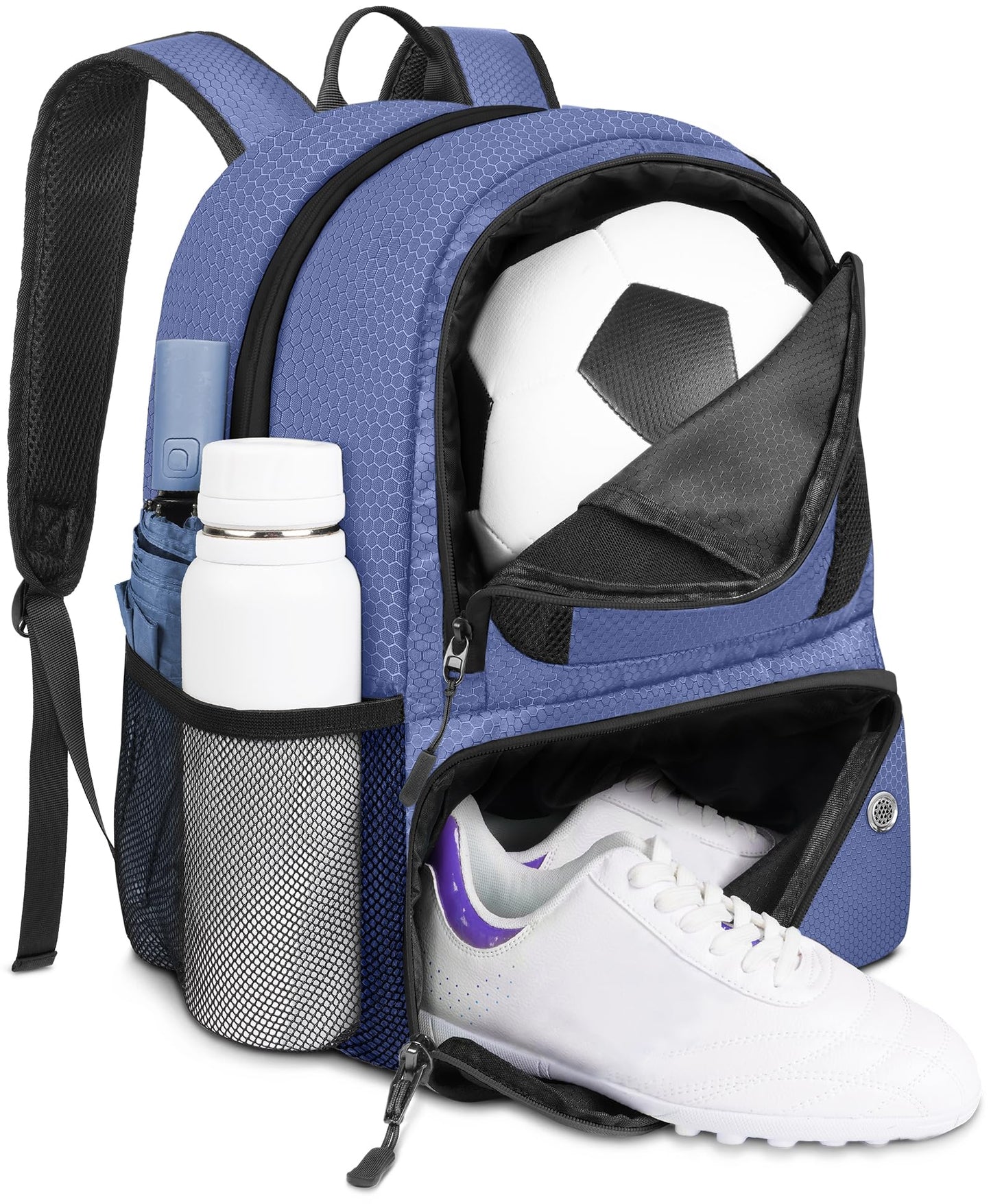 YOREPEK Soccer Backpack,Soccer Bag with Ball Holder, Water resistant Sport Equipment Bags Fit Basketball Volleyball Football