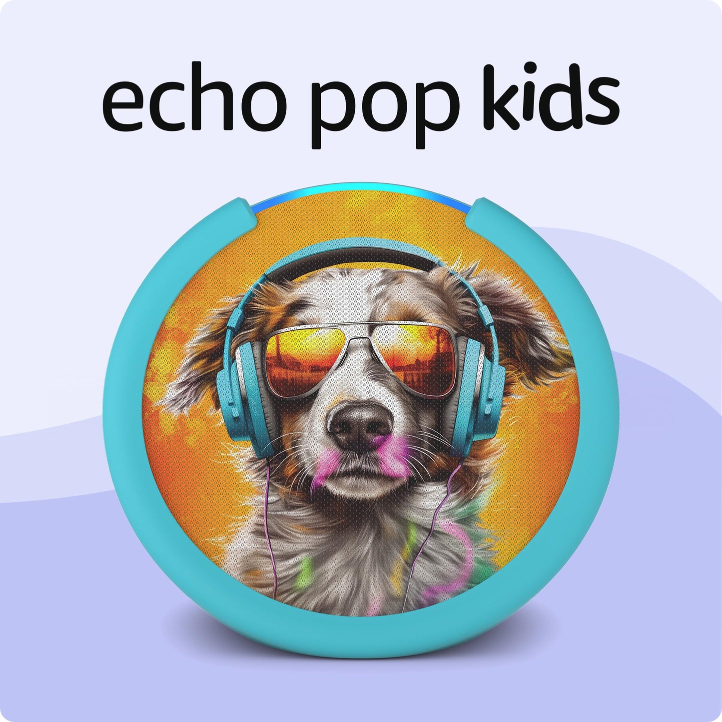 Amazon Echo Pop Kids (newest model), Designed for kids, with parental controls, Includes 6 months of Amazon Kids+, Disney Princess