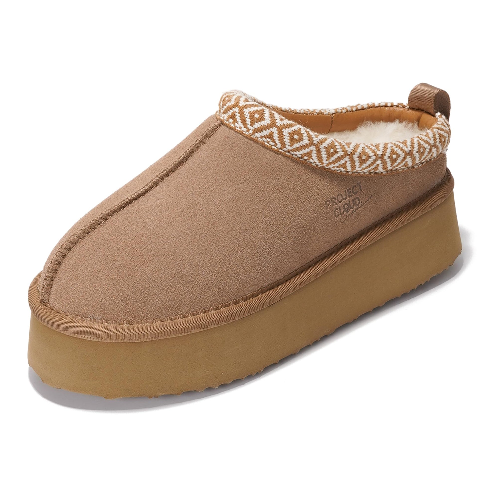 Project Cloud 100% Genuine Leather Platform Slippers for Women – Soft Memory Foam Womens Slippers & Supportive Clogs for Women 2025 – Cozy, Stylish Everyday Footwear (Sayre)