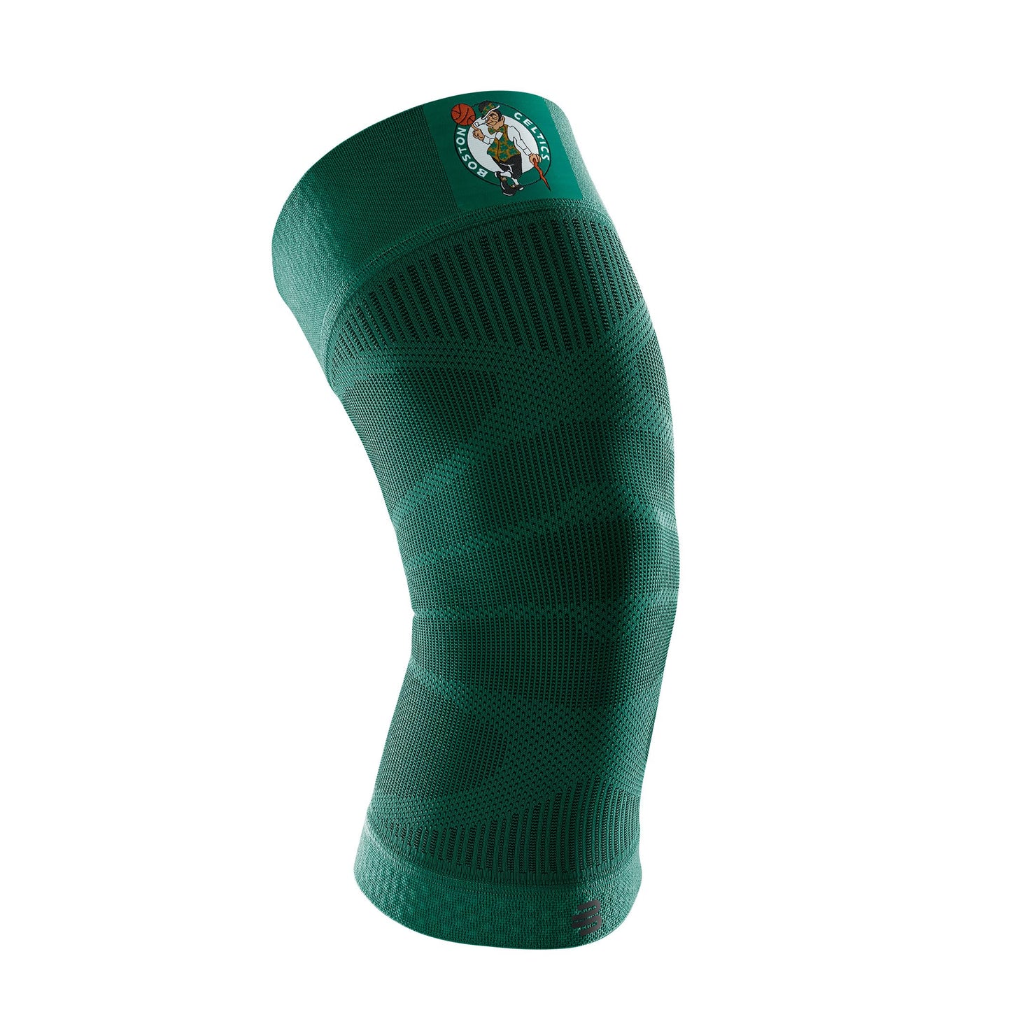 Bauerfeind Sports Compression Knee Support NBA Los Angeles Lakers - Lightweight Design with Gripping Zones for Basketball Knee Pain Relief & Performance (Lakers, S)