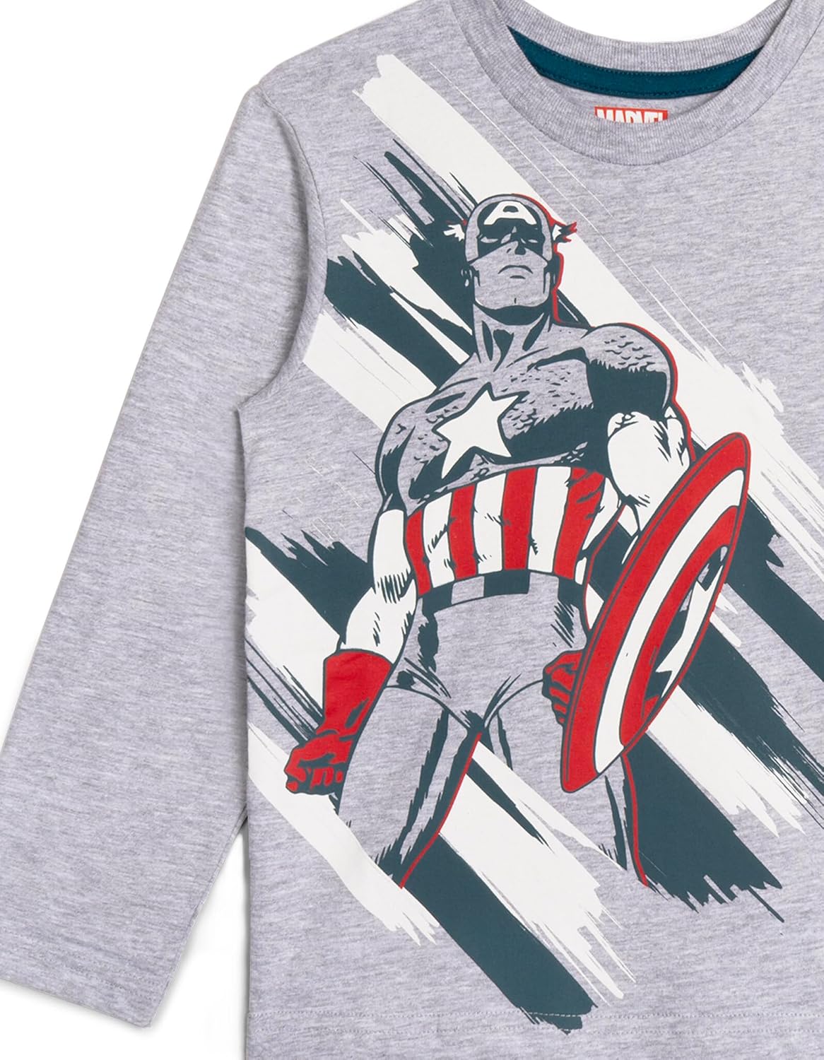 Marvel Avengers Spider-Man Iron Man Captain America Hulk Black Panther Miles 2 Pack Long Sleeve T-Shirts Toddler to Big Kid