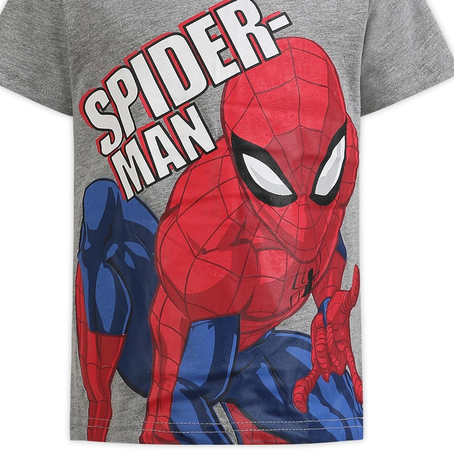 Marvel Spider-Man Boys Zip Up Hoodie, T-Shirt, and Pants Set for Toddlers and Big Kids