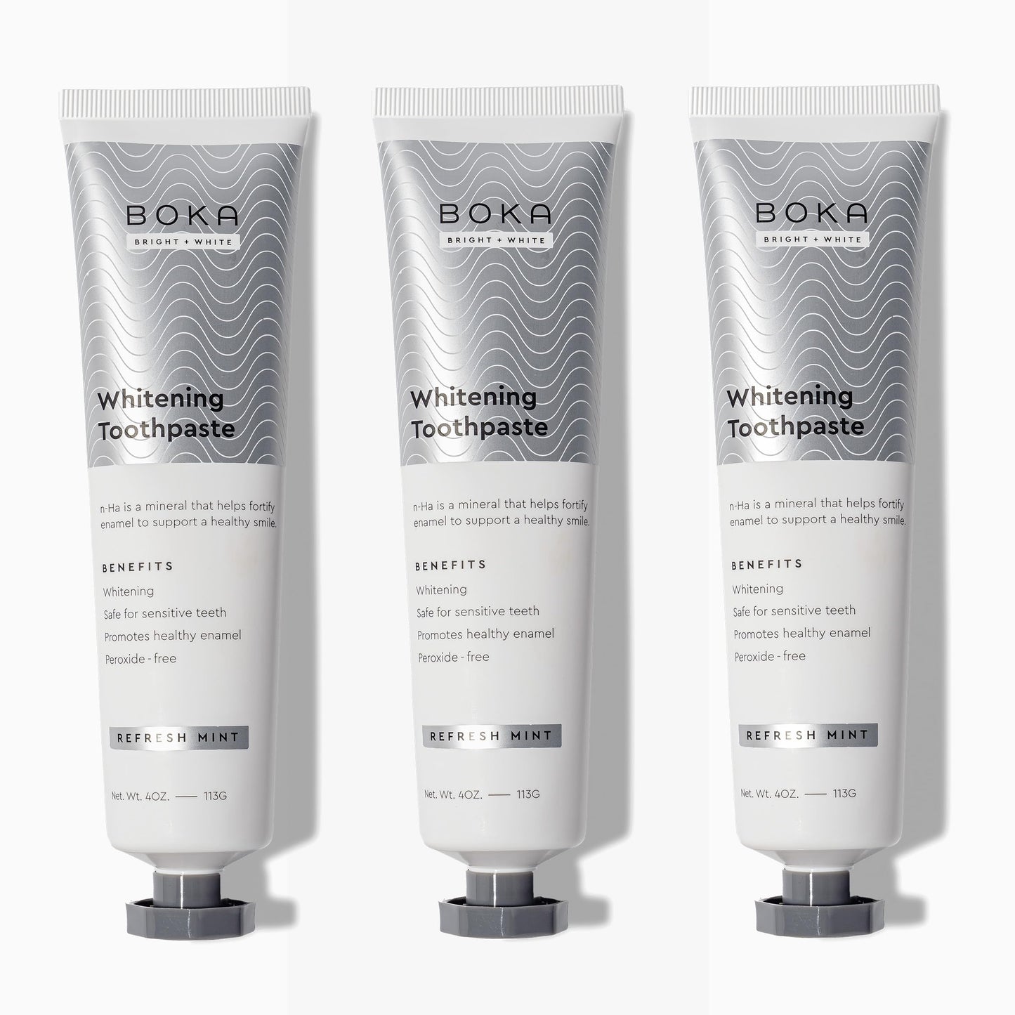Boka Fluoride Free Toothpaste Nano Hydroxyapatite, Helps Remineralize, Appropriate for Sensitive Teeth, Whitening - for Adult, Kids Oral Care - Ela Mint Flavor, 4 Fl Oz 1Pk US Manufactured