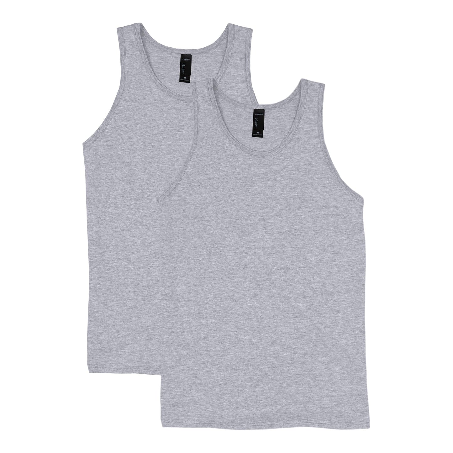Hanes Men’s Performance Tank, X-Temp Moisture-Wicking Tank Top, Solid Colors, 2-Pack