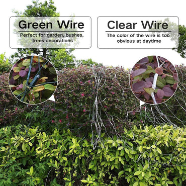 12ft x 5ft 360 LED Christmas Net Lights, 8 Modes Waterproof With Timer Low Voltage Connectable Mesh Lights for Trees, Bushes, Shurb, Garden, Outdoor Decoration(2 Pack, Green Wire, White)