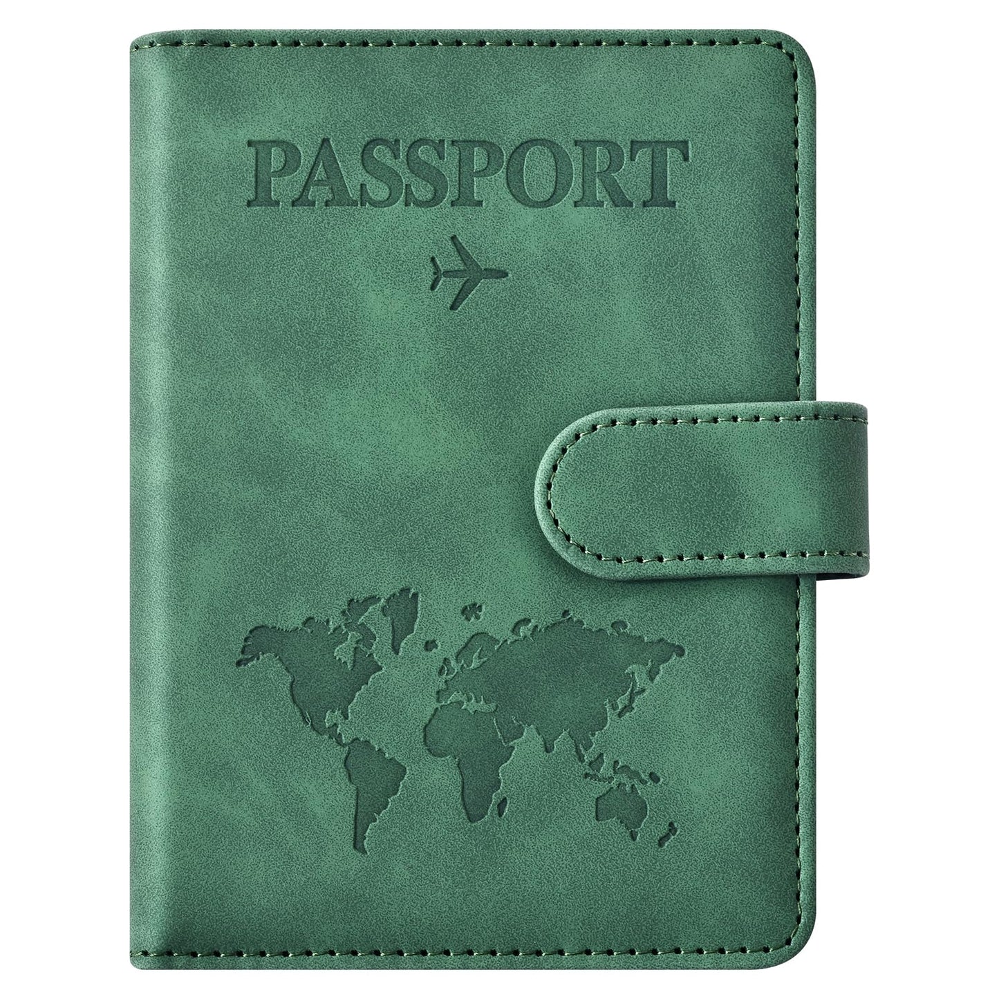 Eoehro Passport Holder for Travel Essentials, Passport Wallet Cover Case for Travel Must Haves Accessories,Passport Book Holders for Women and Men(brown)