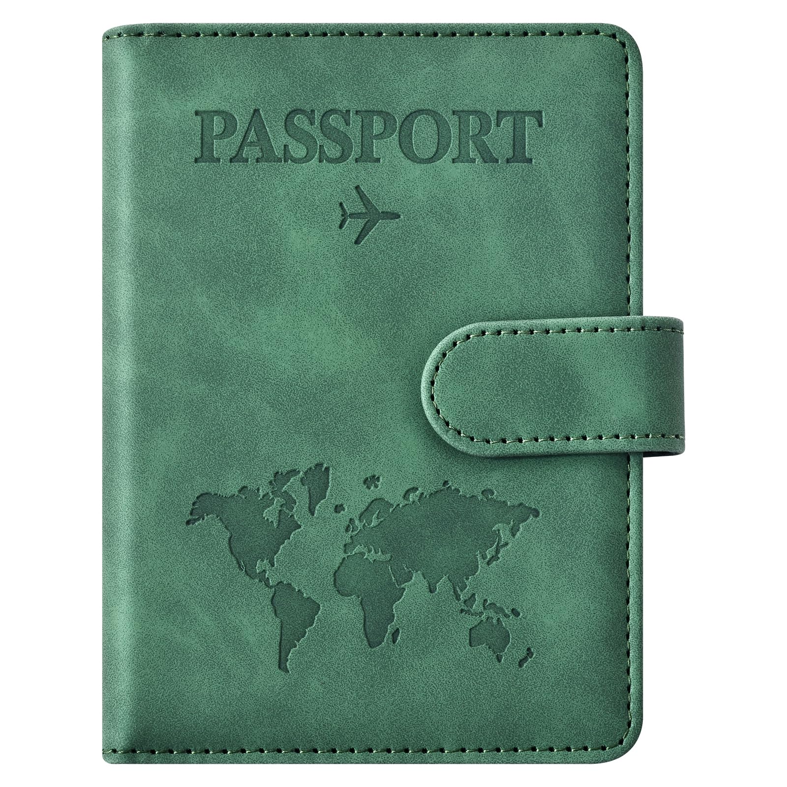 Eoehro Passport Holder for Travel Essentials, Passport Wallet Cover Case for Travel Must Haves Accessories,Passport Book Holders for Women and Men(brown)