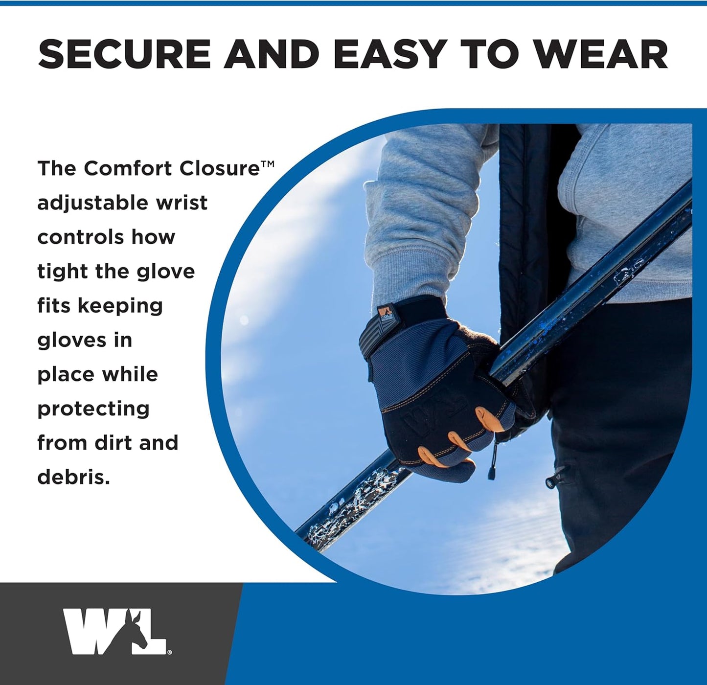 Wells Lamont FX3 Men's Extreme Dexterity Extra Wear Winter Work Gloves, Extra Large 7796