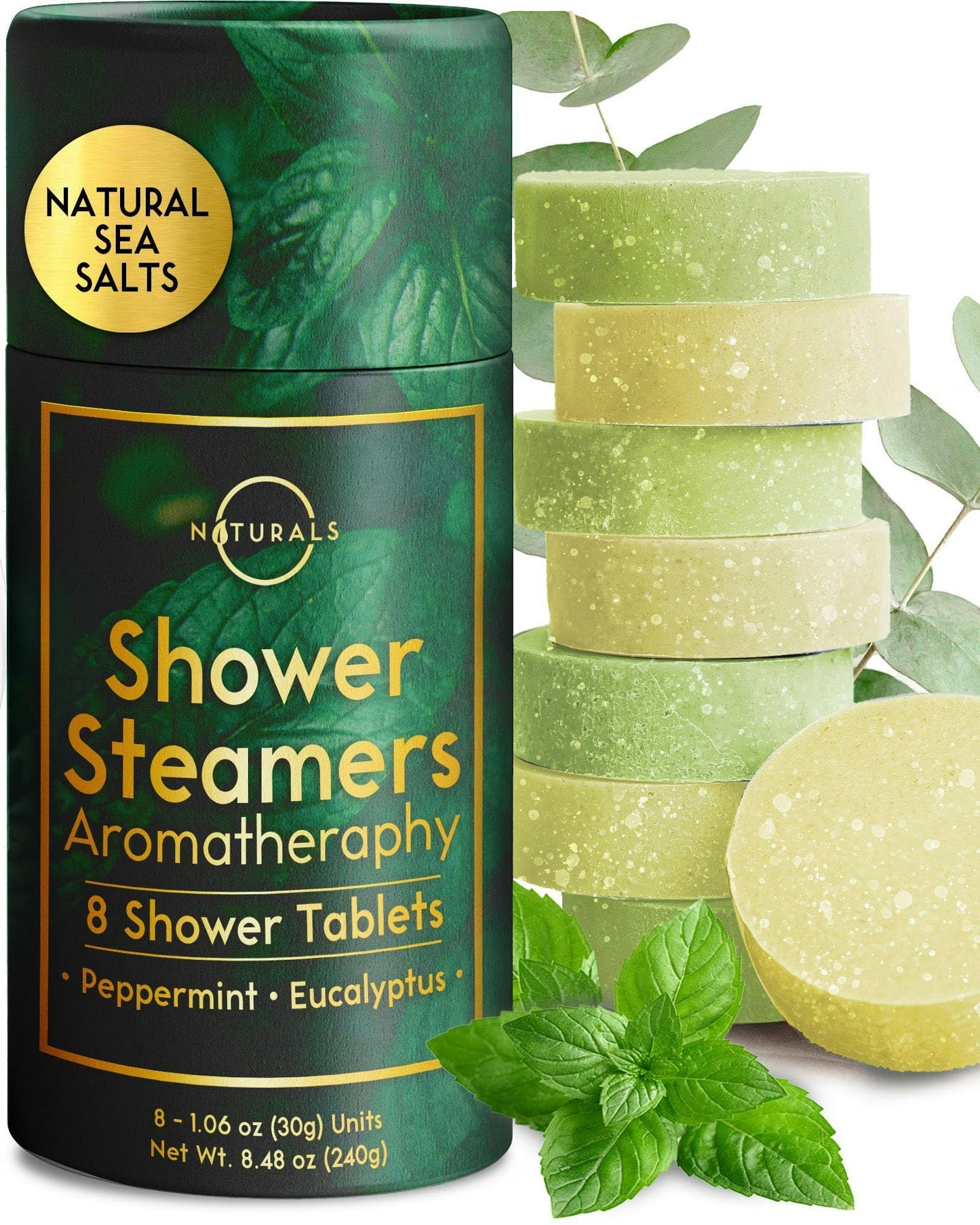 Shower Steamers Aromatherapy - Birthday Gifts for Women and Men - Shower Bombs Aromatherapy, Spa Day Essentials, Relaxation Spa Gifts - Self Care Galentines Gifts (Lavender 8 Count)