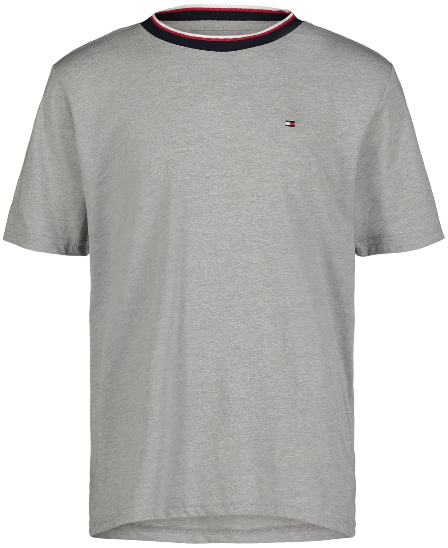 Tommy Hilfiger Boys' Short Sleeve YD Ringer Crew Neck T-Shirt, Soft, Comfortable, Relaxed Fit