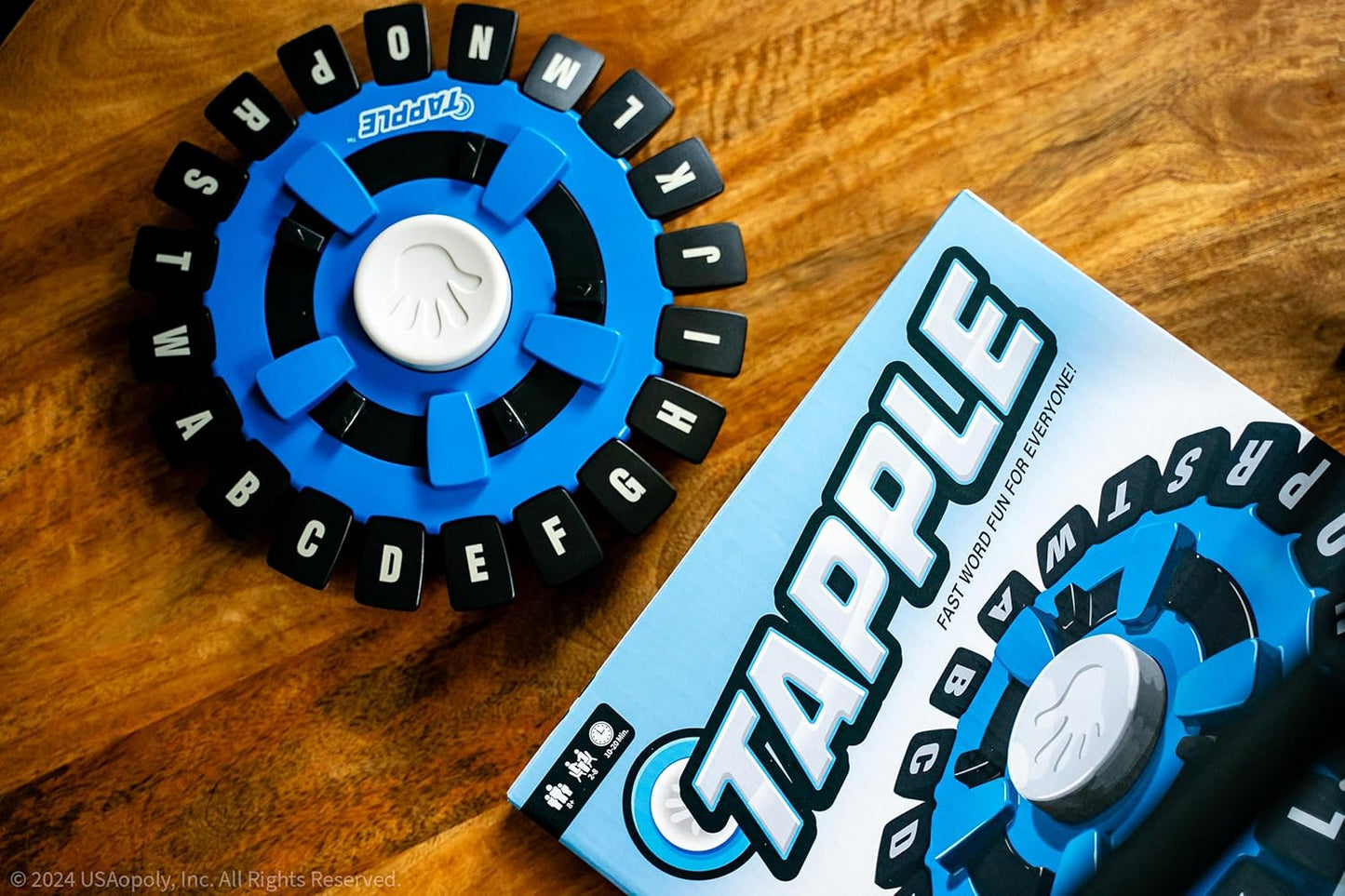 The Original TAPPLE, The Fast-Paced Family Board Game, Choose a Category & Race Against the Timer to be the Last Player, Learning Word Game for Ages 8 & Up, 2-8 Players, 15-20 Minute Play Time