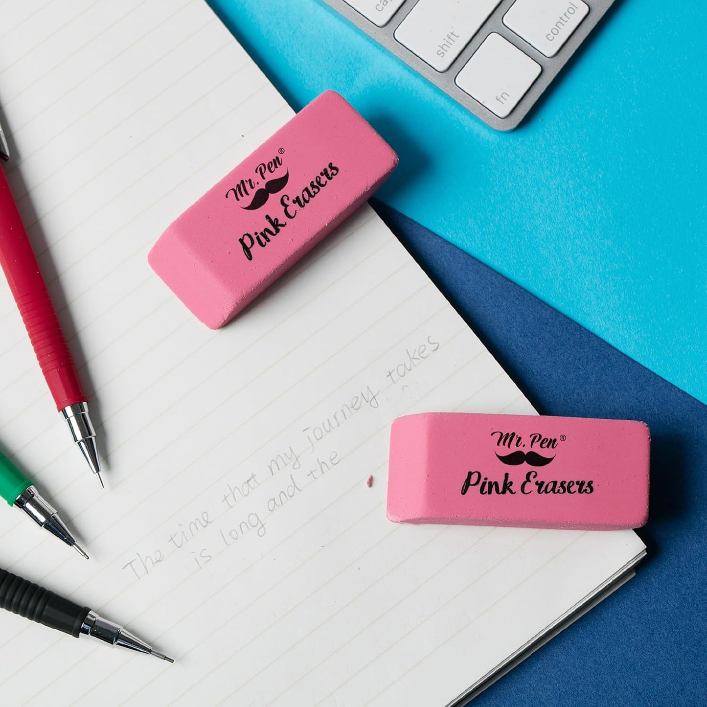 Mr. Pen- Pink Pencil Erasers, 48 Pack, Pink Erasers, Eraser, Erasers for Drawing Eraser Pencil, Pencil Erasers, Back to School Supplies