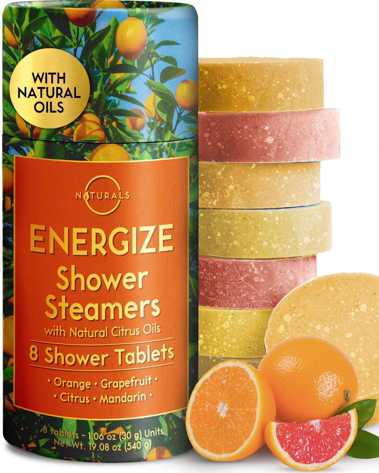 Shower Steamers Aromatherapy - Birthday Gifts for Women and Men - Shower Bombs Aromatherapy, Spa Day Essentials, Relaxation Spa Gifts - Self Care Galentines Gifts (Lavender 8 Count)