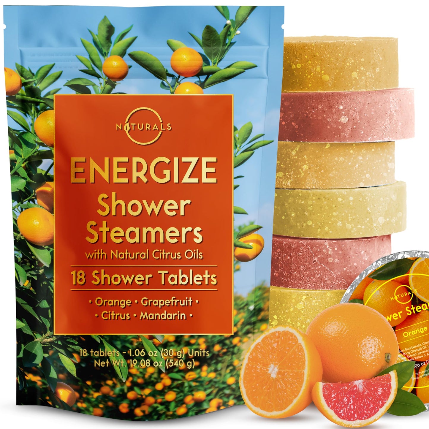Shower Steamers Aromatherapy - Birthday Gifts for Women and Men - Shower Bombs Aromatherapy, Spa Day Essentials, Relaxation Spa Gifts - Self Care Galentines Gifts (Lavender 8 Count)