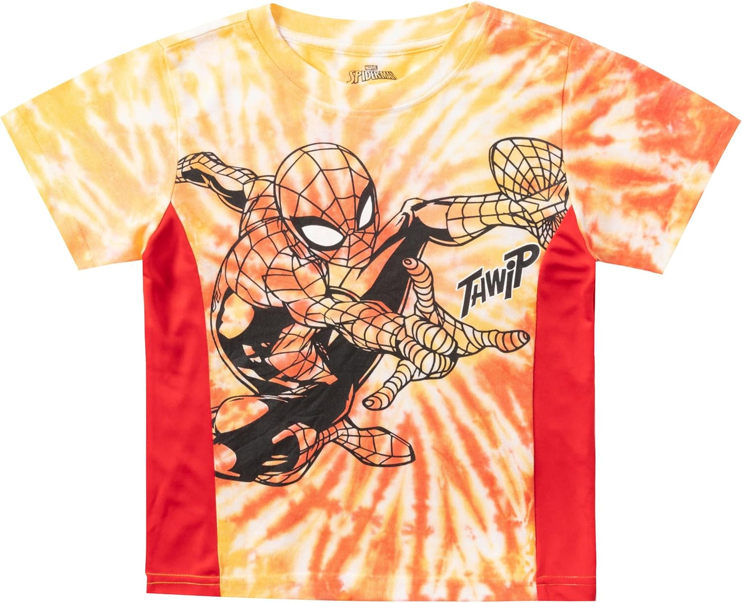 Marvel Spider-Man Boys Short Sleeve T-Shirt for Toddlers and Big Kids