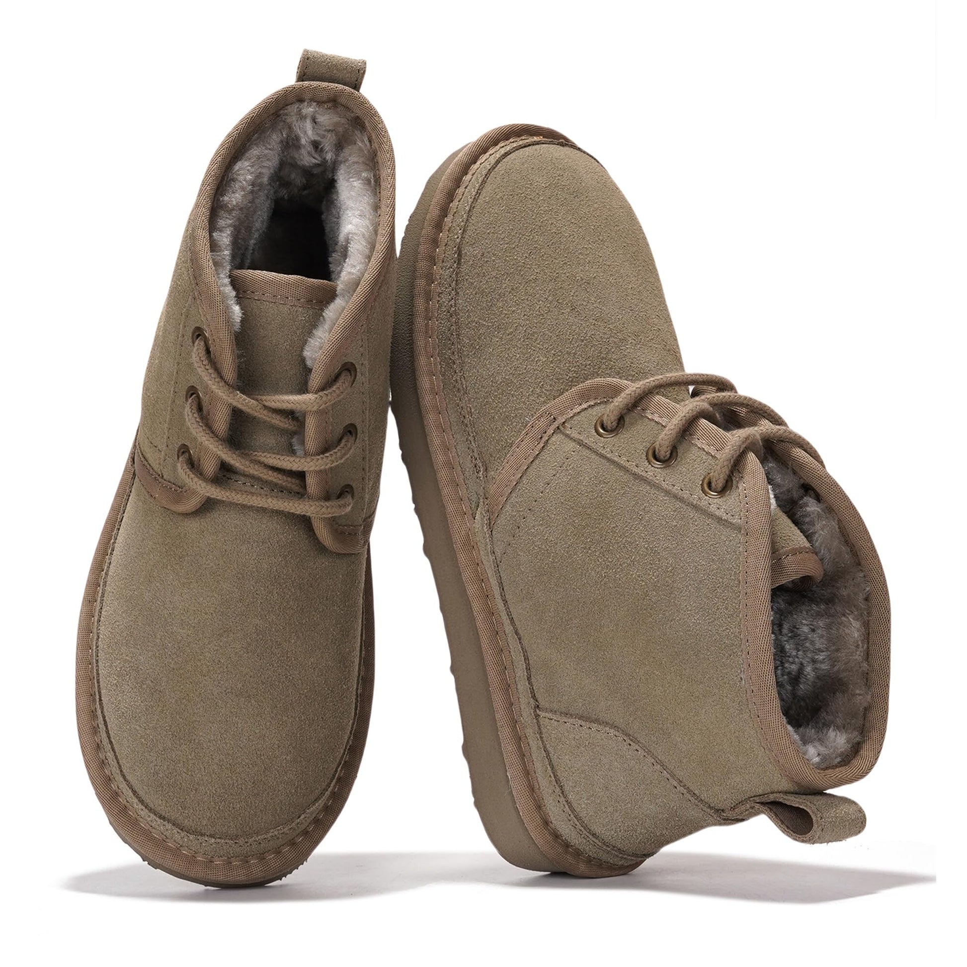 Project Cloud 100% Genuine Leather Ankle Boots for Women - Memory Foam Insole Winter Shoes and Non-Slip Lace-up Fall Boots for Women (Julee)