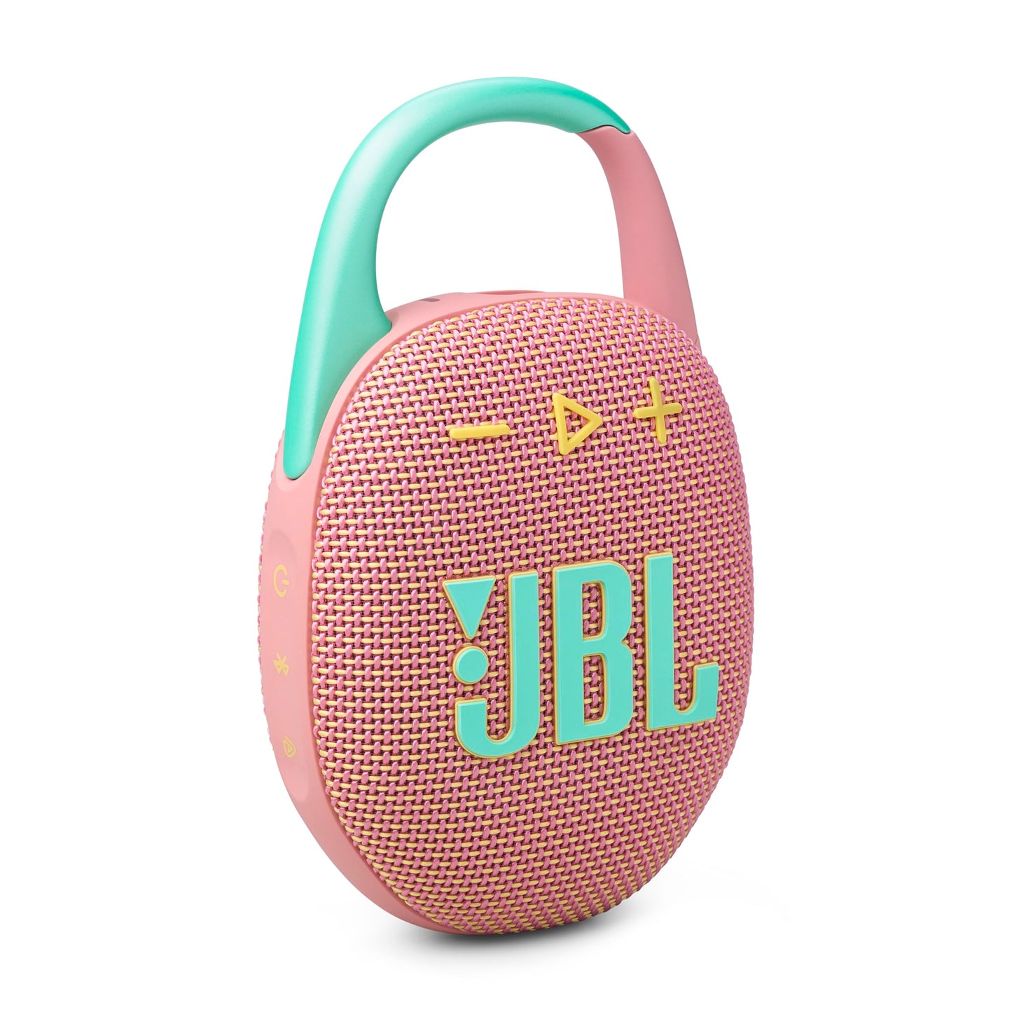 JBL Clip 5 - Ultra-Portable, Waterproof & Dustproof Bluetooth Speaker, Big Pro Sound with Punchy bass, Integrated Carabiner, Up to 12 Hours of Play, Made in Part with Recycled Materials (Purple)