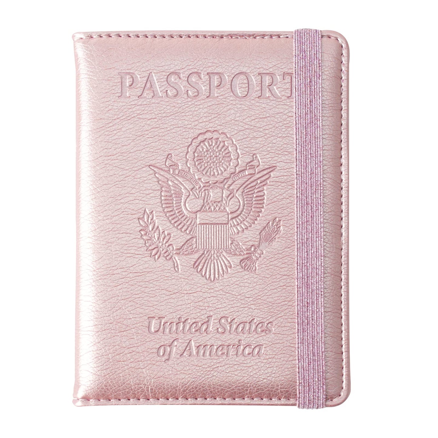 Eoehro Passport Holder for Travel Essentials, Passport Wallet Cover Case for Travel Must Haves Accessories,Passport Book Holders for Women and Men(brown)