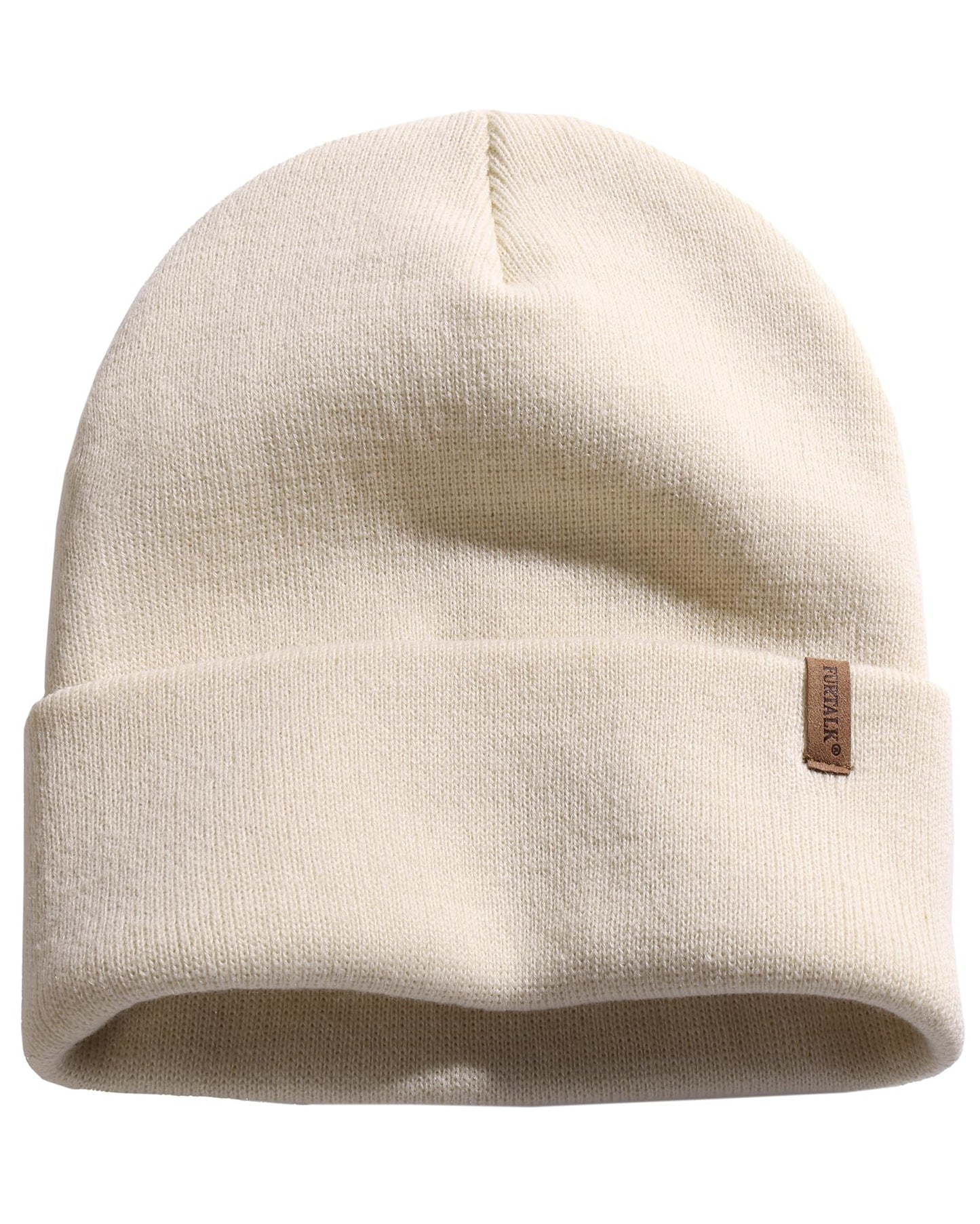 FURTALK Beanie for Men Women Cuffed Thick Knitted Unisex Winter Hat Beanies Skull Cap