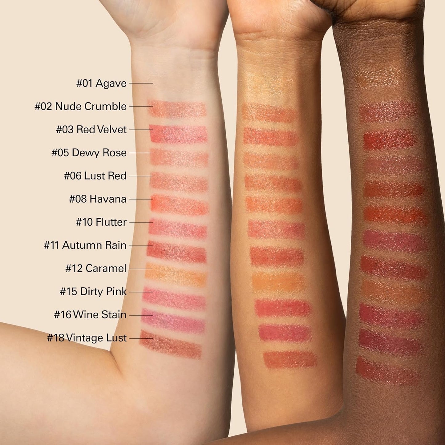 Melixir Vegan Lip Butter #02 Nude Crumble(Tinted) (+11 more colors), Bee Free, Petrolatum Free, Deep Nourishing Plant-Based Vegan Chapstick, Lip Balm for Dry, Cracked and Chapped Lips