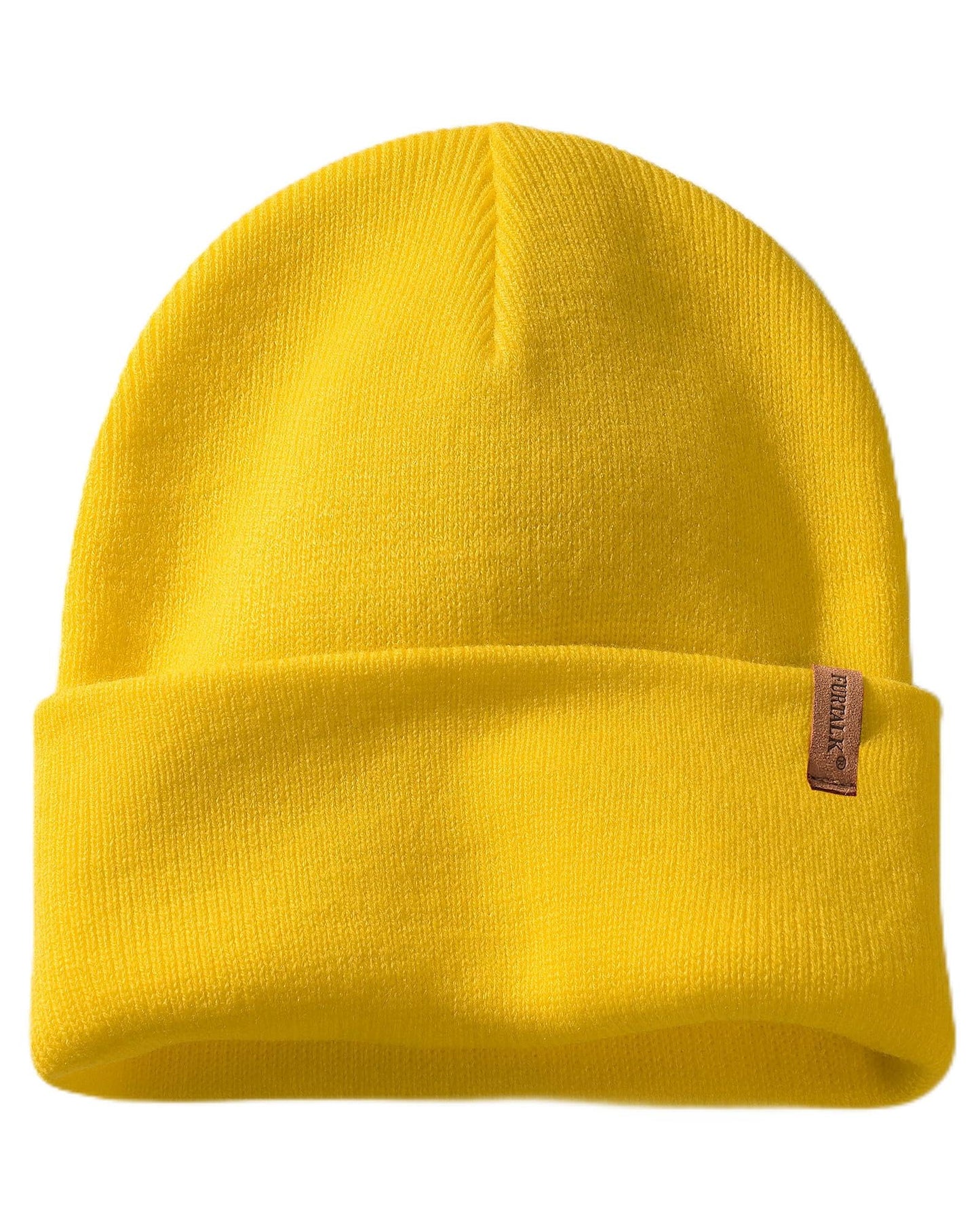 FURTALK Beanie for Men Women Cuffed Thick Knitted Unisex Winter Hat Beanies Skull Cap
