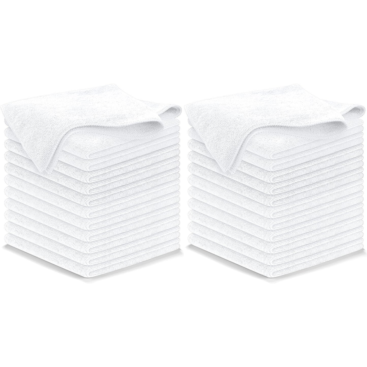 USANOOKS Microfiber Cleaning Cloth Grey - 12 Pcs (12.5"x12.5") - High Performance - 1200 Washes, Ultra Absorbent Microfiber Towel Weave Grime & Liquid for Streak-Free Mirror Shine - Car Washing Cloth