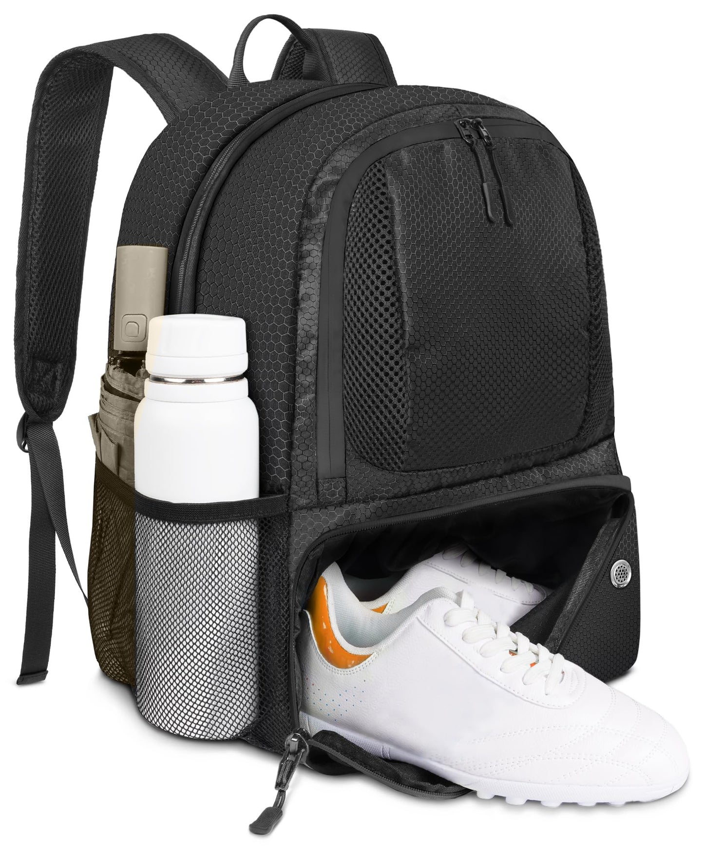 YOREPEK Soccer Backpack,Soccer Bag with Ball Holder, Water resistant Sport Equipment Bags Fit Basketball Volleyball Football