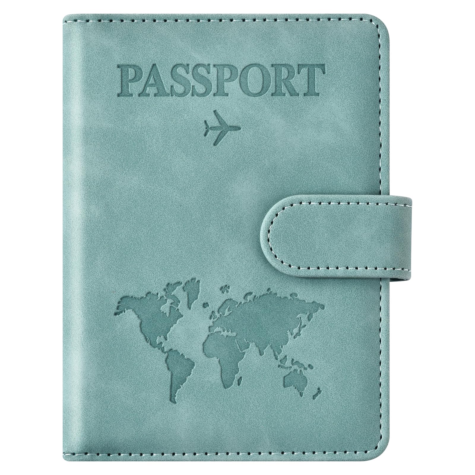 Eoehro Passport Holder for Travel Essentials, Passport Wallet Cover Case for Travel Must Haves Accessories,Passport Book Holders for Women and Men(brown)