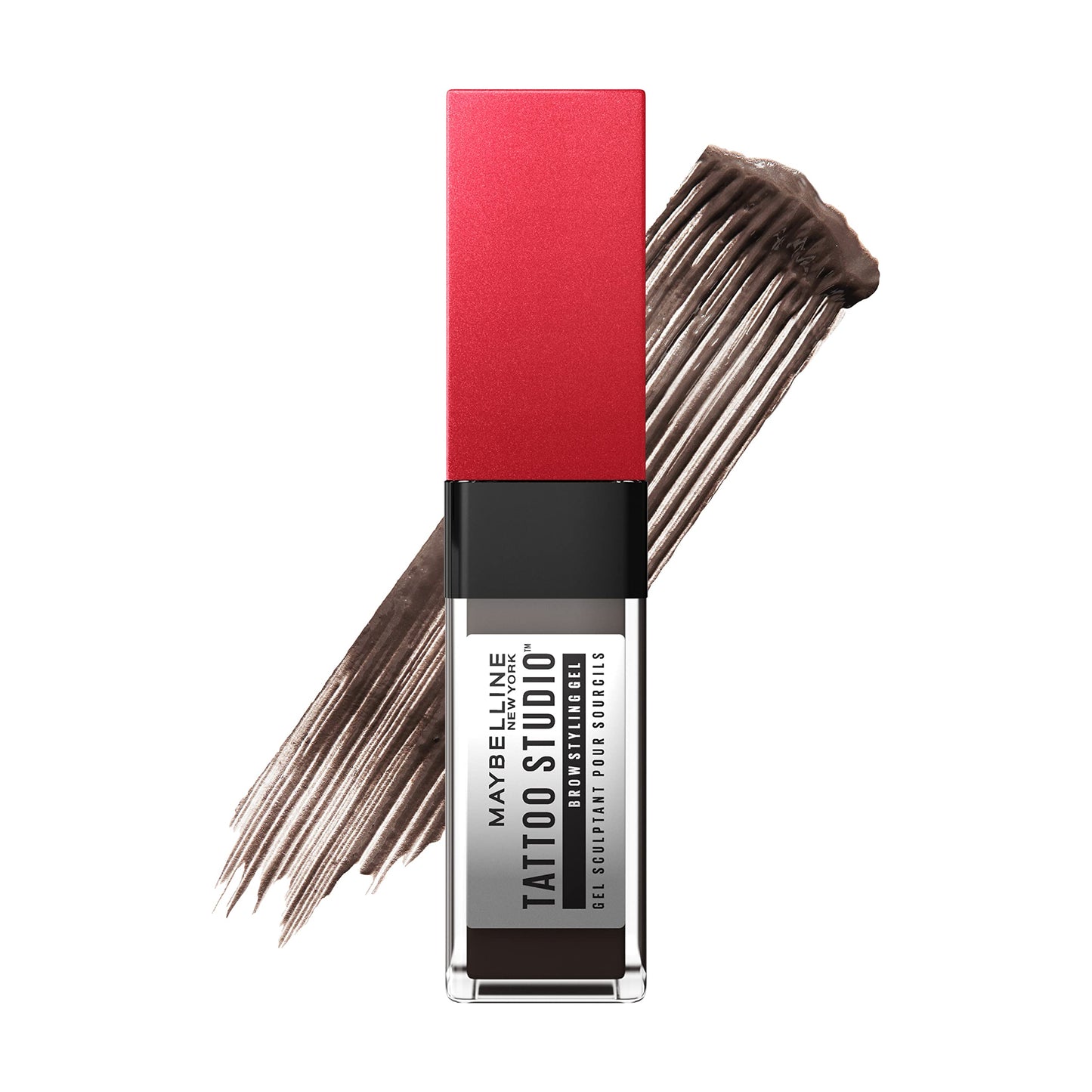 Maybelline Tattoo Studio Brow Styling Gel, Waterproof Eyebrow Make Up, Brow Tint for Up to 36HR Wear, Blonde, 1 Count