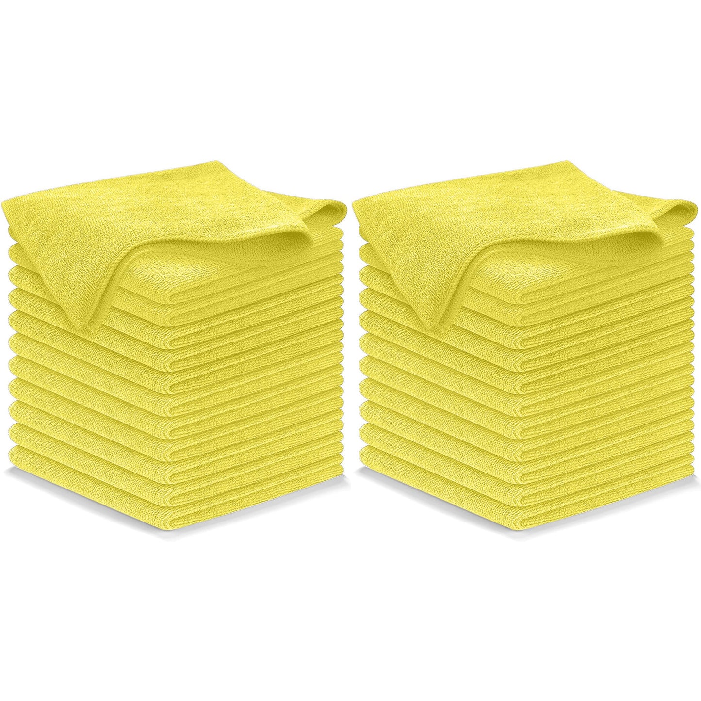 USANOOKS Microfiber Cleaning Cloth Grey - 12 Pcs (12.5"x12.5") - High Performance - 1200 Washes, Ultra Absorbent Microfiber Towel Weave Grime & Liquid for Streak-Free Mirror Shine - Car Washing Cloth
