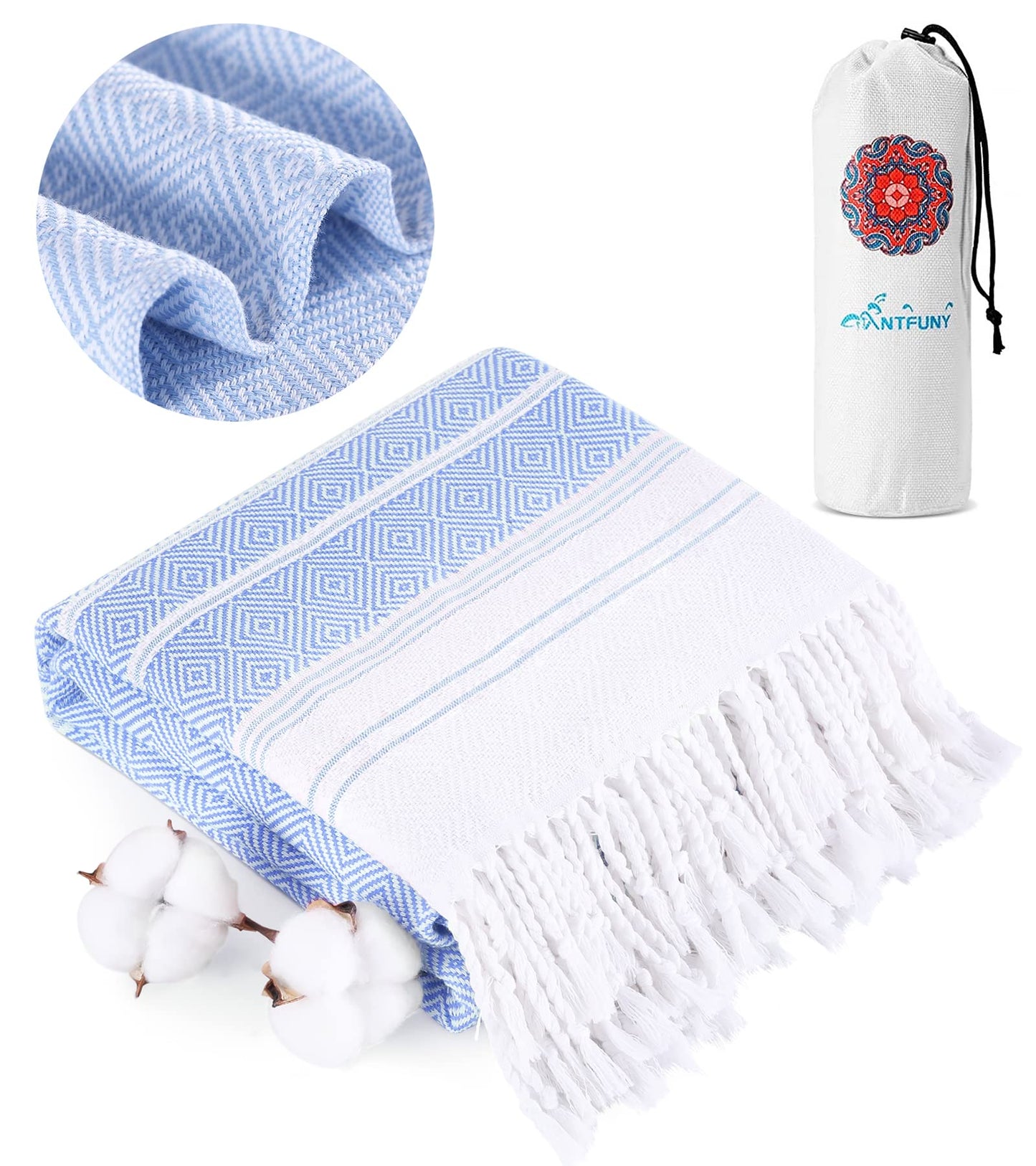 Turkish Beach Towels Vacation Essentials Quick Dry Sand Free Oversized Bath Pool Swim Towel Extra Large XL Blanket Adult Travel Cruise Accessories Must Haves Clearance Stuff Necessities