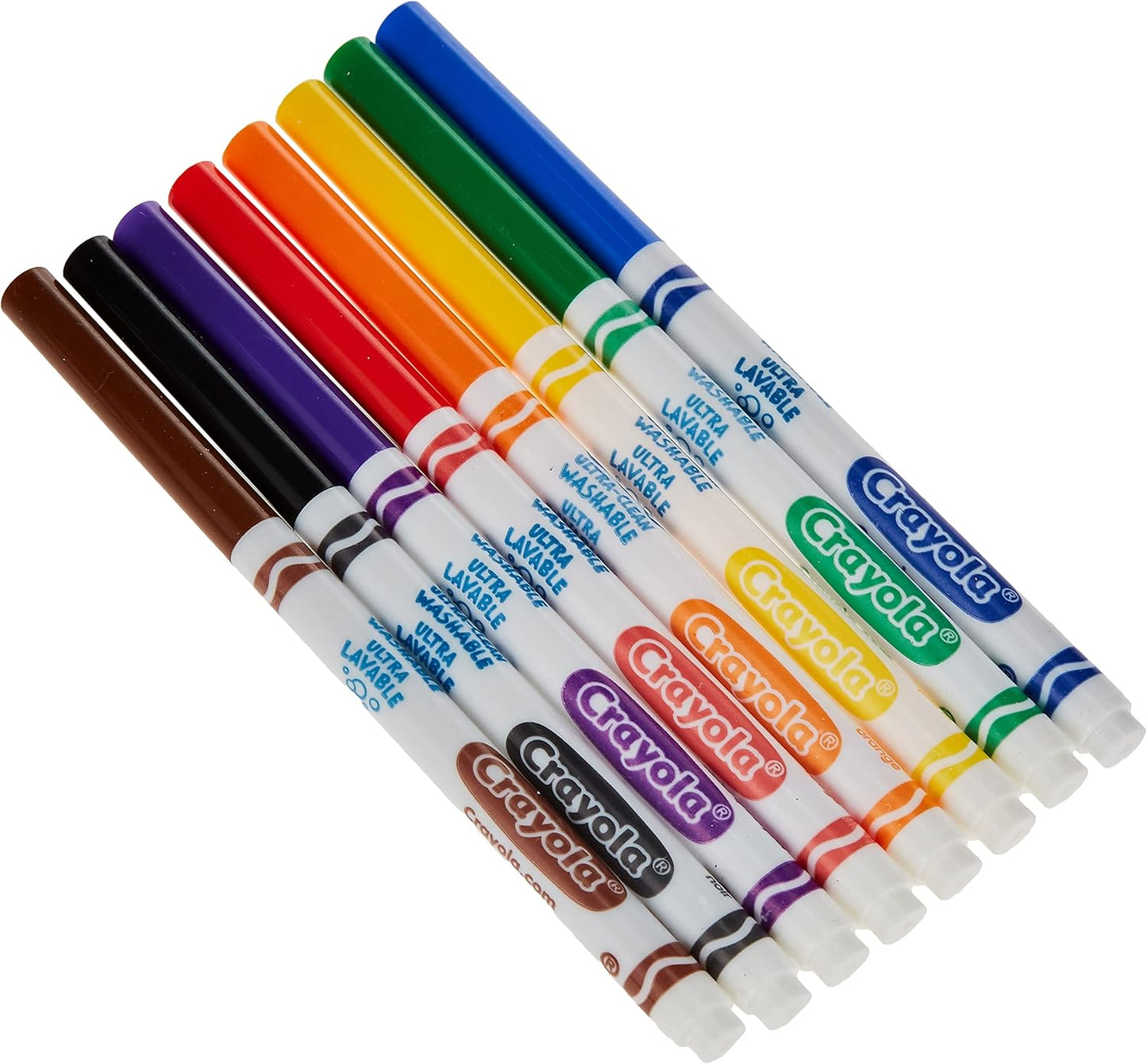Crayola Ultra-Clean Washable Markers, Color Max, Fine Line Classic Colors 8 Ea