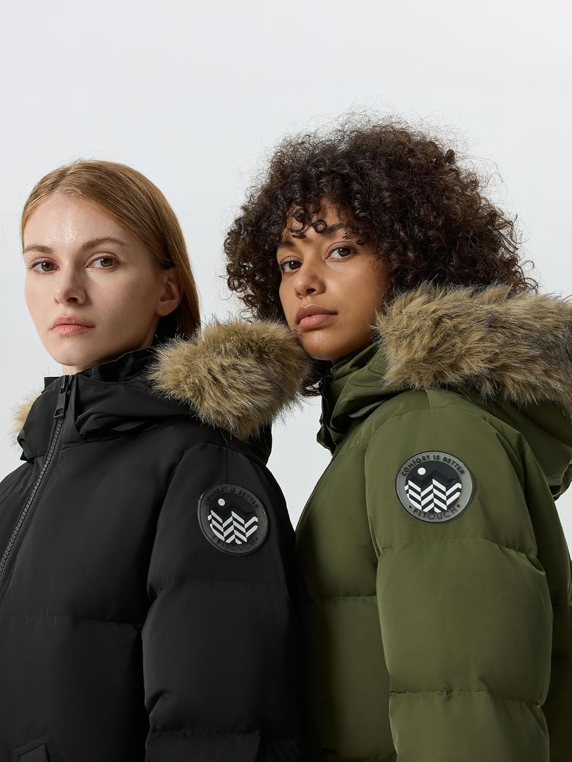 Fitouch Women's Waukee Long Down Coat Parka Jacket | 750+ Fill Power | Full-Length