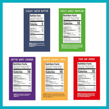 Popcorn Seasoning Popcorn Flavoring Variety Pack Gifts Set of 5 Popcorn Salt 2.5 OZ Shakers, Non-GMO Toppings, Movie Night Supplies Gift Basket, Popcorn Gift Set, Gift Ideas