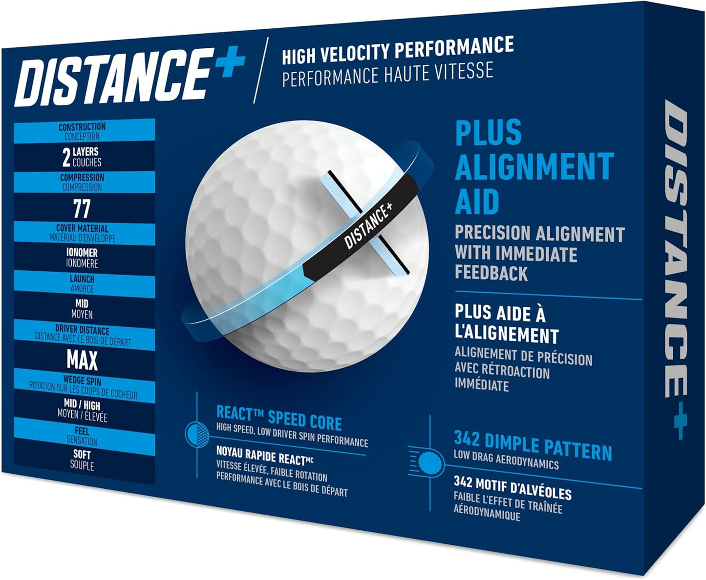 TaylorMade Golf Distance+ Golf Balls