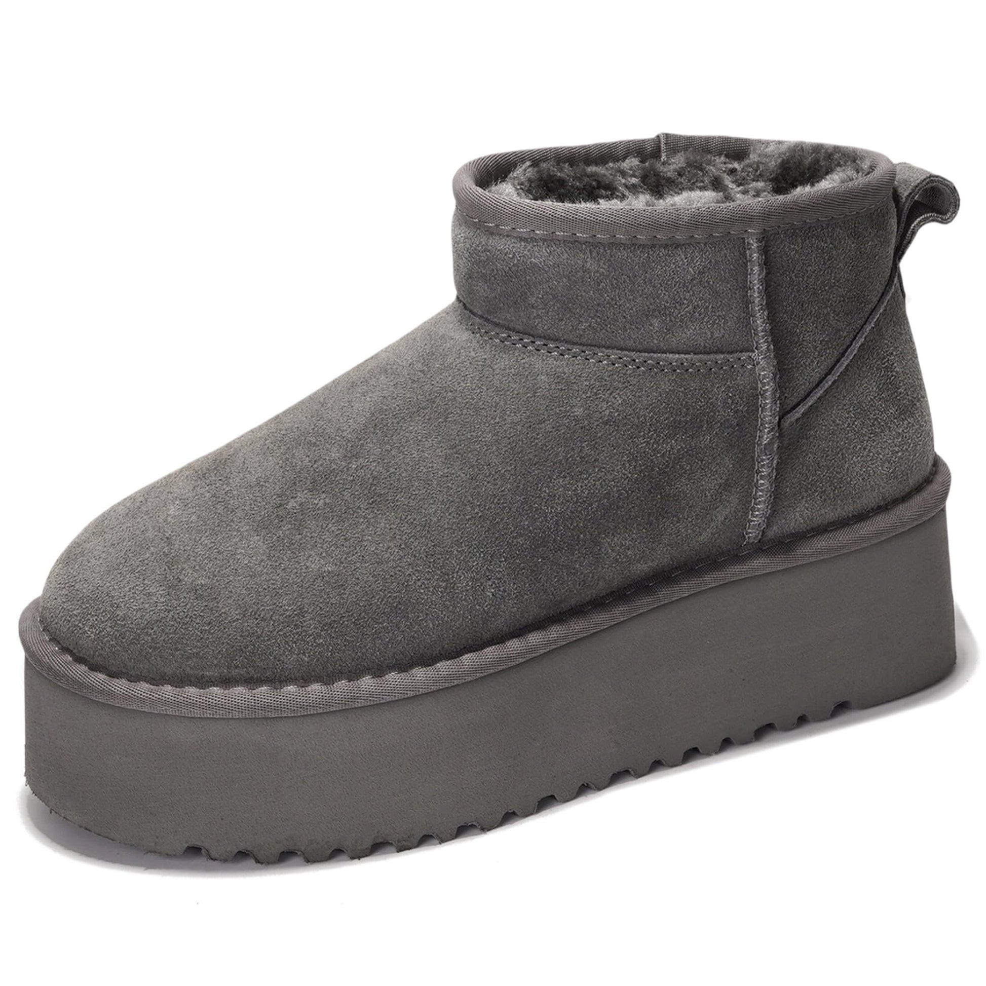 Project Cloud 100% Genuine Leather Ankle Boots for Women - Anti-Slip Memory Foam Insole Womens Boots - Lightweight Winter Womens Shoes, Ankle Booties for Women (Huggy)