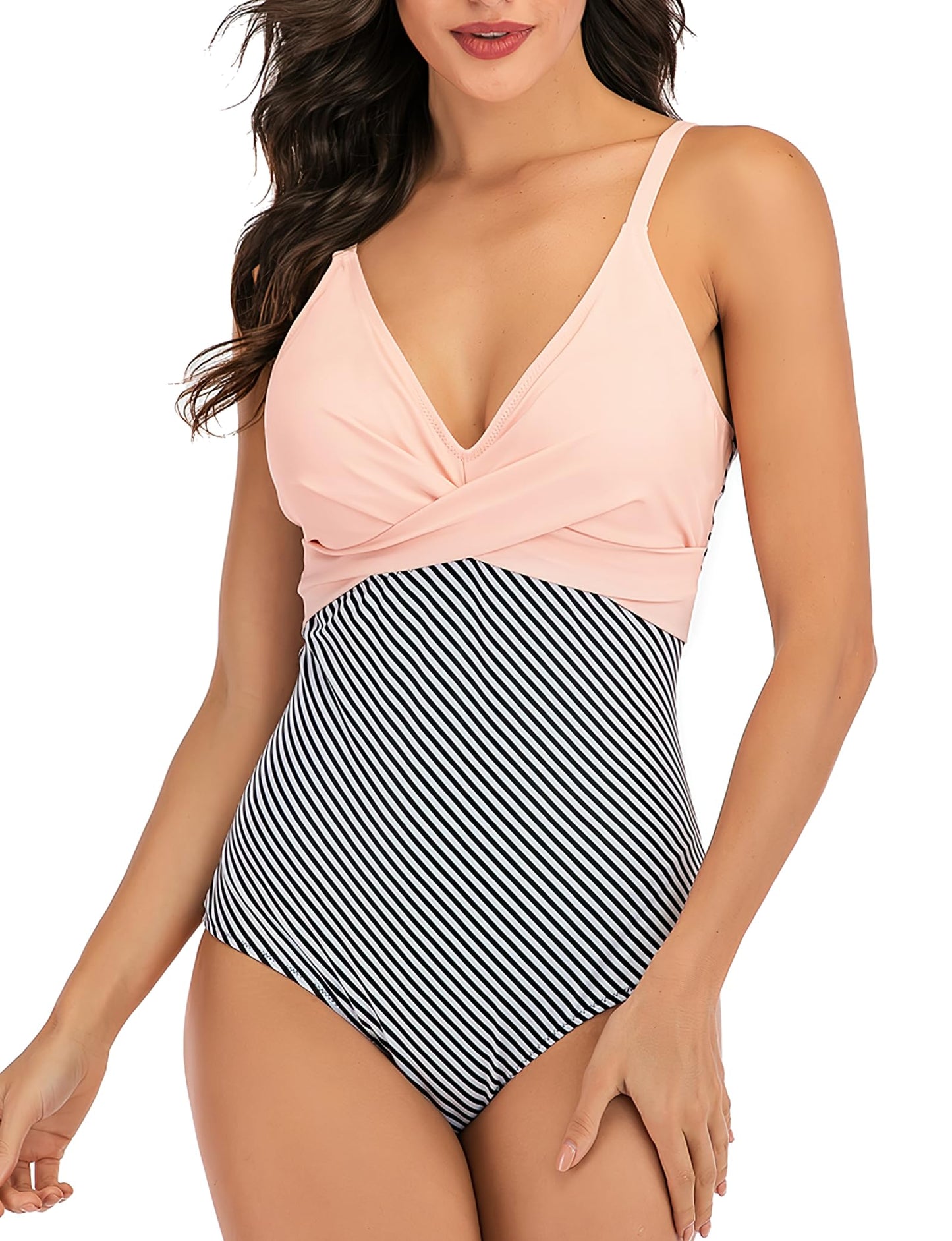 Buauty Women's One Piece Swimsuit Tummy Control Bathing Suits Sexy Cutout Swimwear Full Coverage Swim Suits for Women 2025