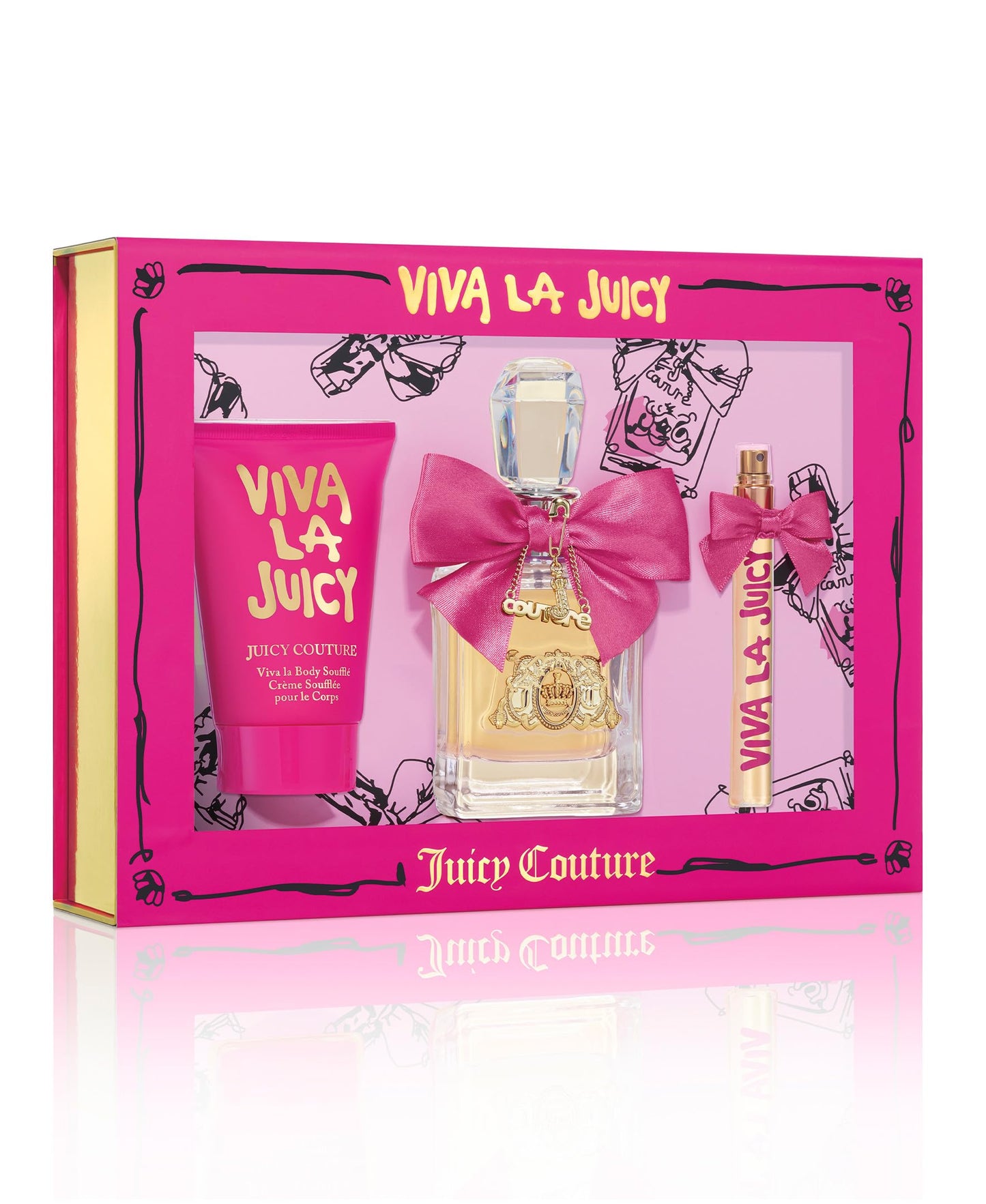 Juicy Couture Viva La Juicy Eau De Parfum, Women's Perfume with Notes of Mandarin, Gardenia & Caramel, Floral & Sweet, EDP Spray, 3.4 fl oz