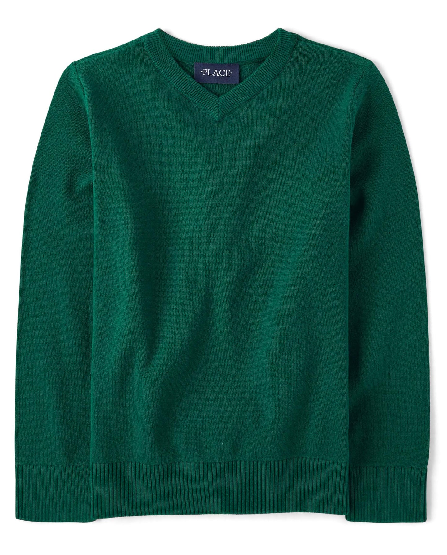 The Children's Place Boys' Long Sleeve V-Neck Pullover Sweater