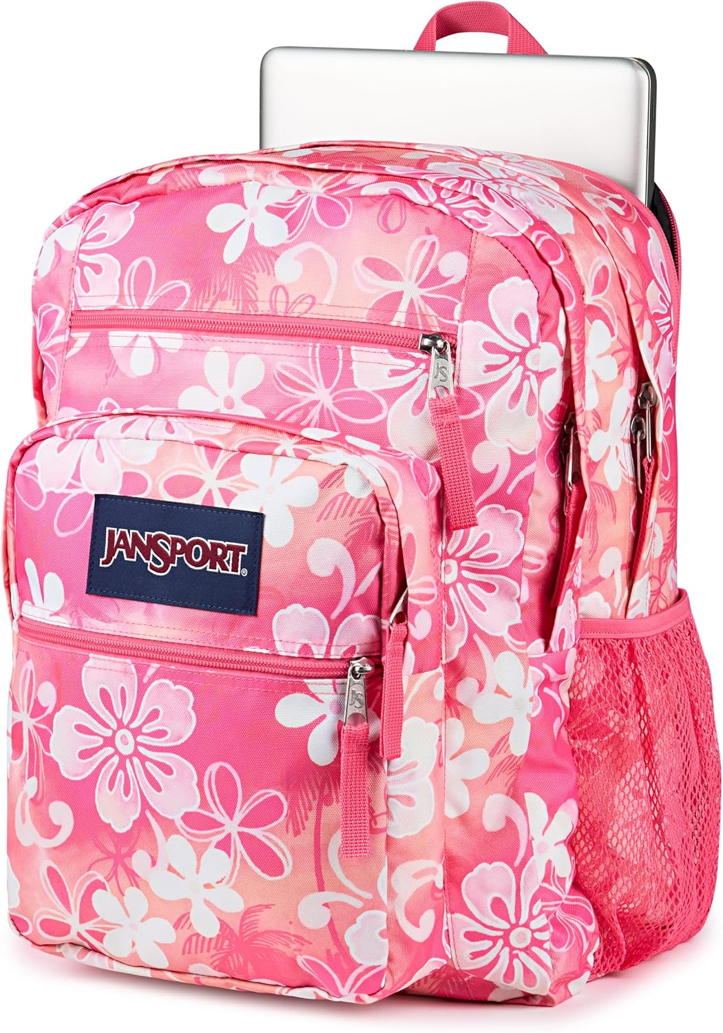 JanSport Laptop Backpack - Computer Bag with 2 Compartments, Ergonomic Shoulder Straps, 15” Laptop Sleeve, Haul Handle - Hiblisscus