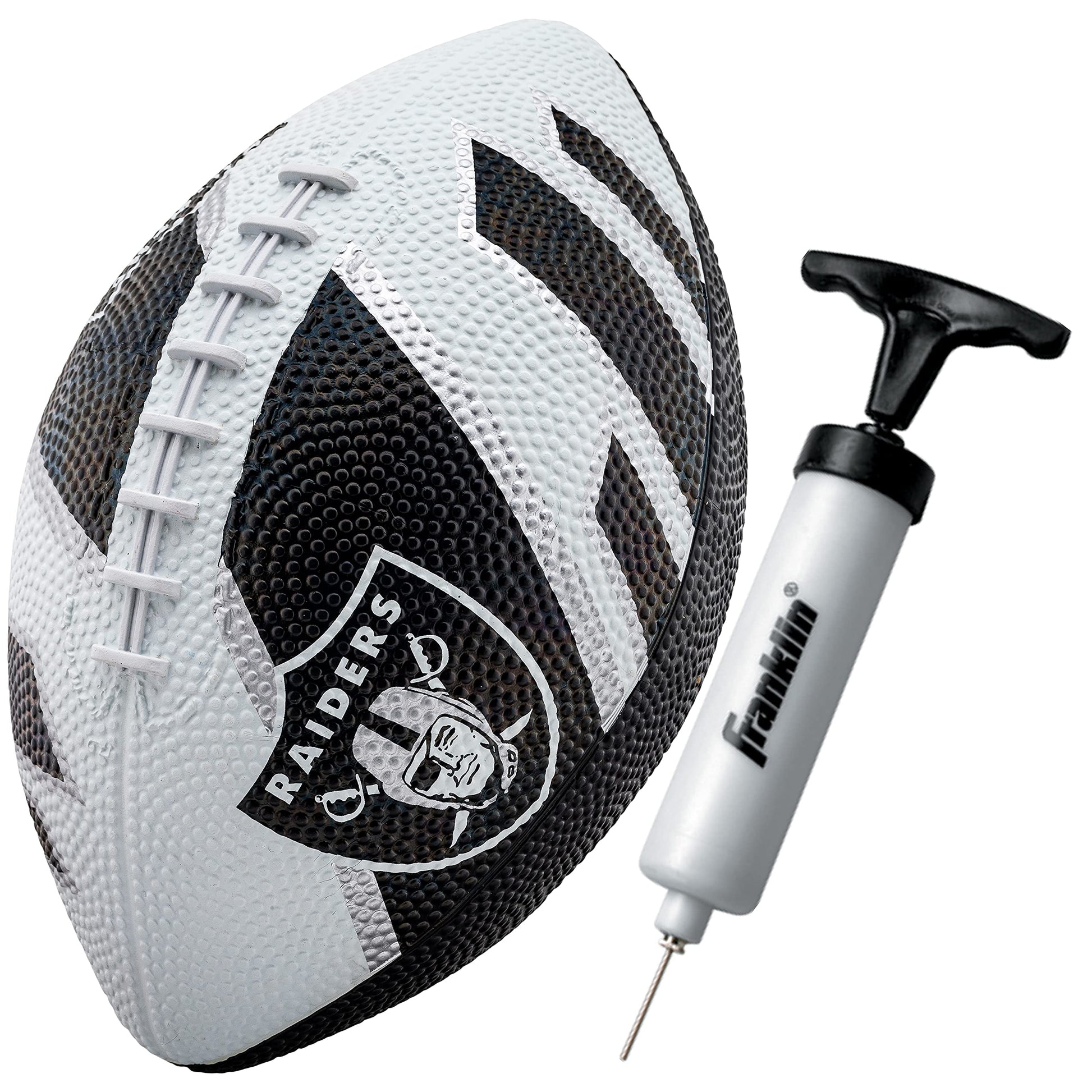 Franklin Sports NFL Team Footballs - Rubber Youth Mini Footballs for All NFL Teams - Kids Junior 8.5" Football - Official NFL Licensed Footballs