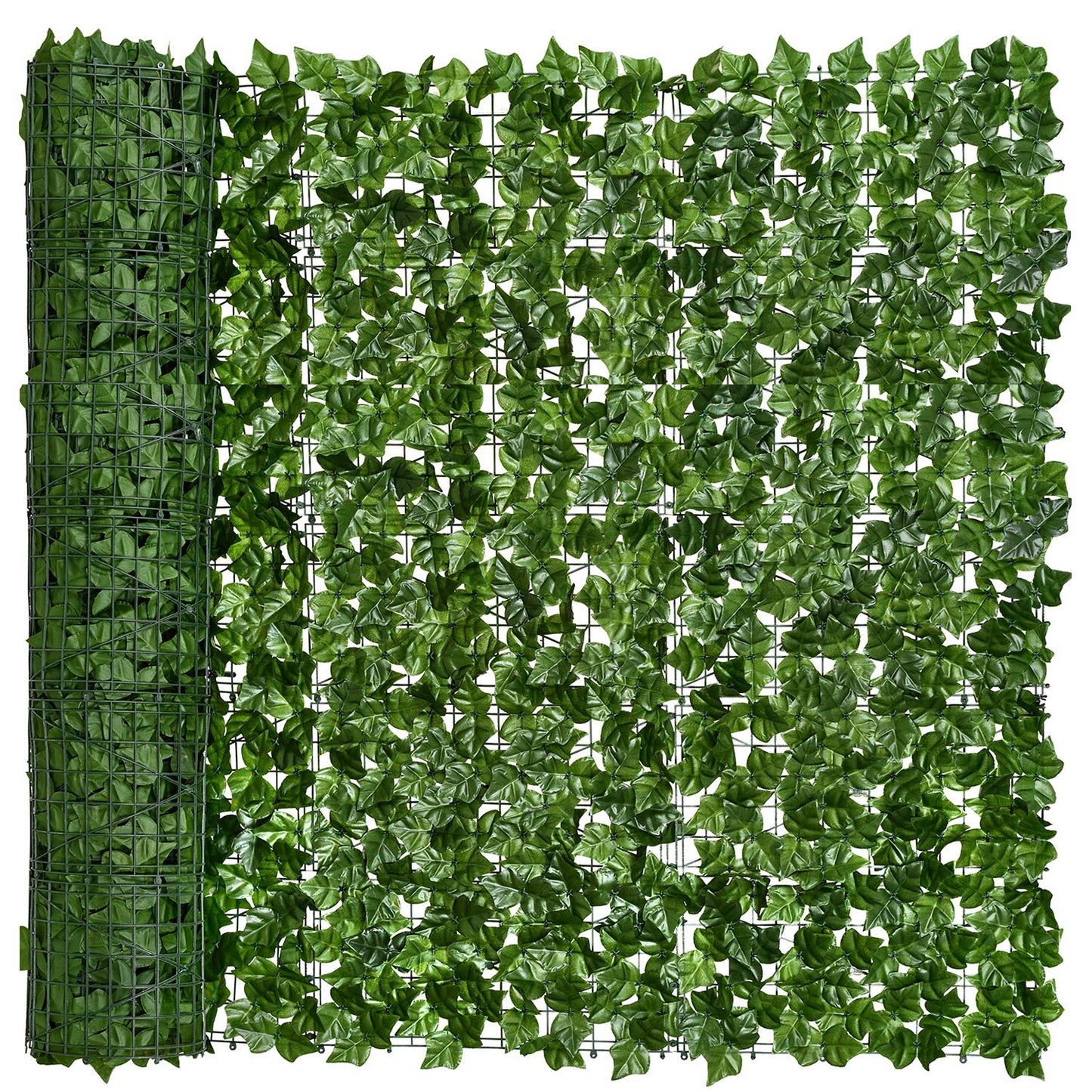 DearHouse Artificial Ivy Privacy Fence, 118x69in Artificial Hedges Fence and Faux Ivy Vine Leaf Decoration for Outdoor Garden Decor