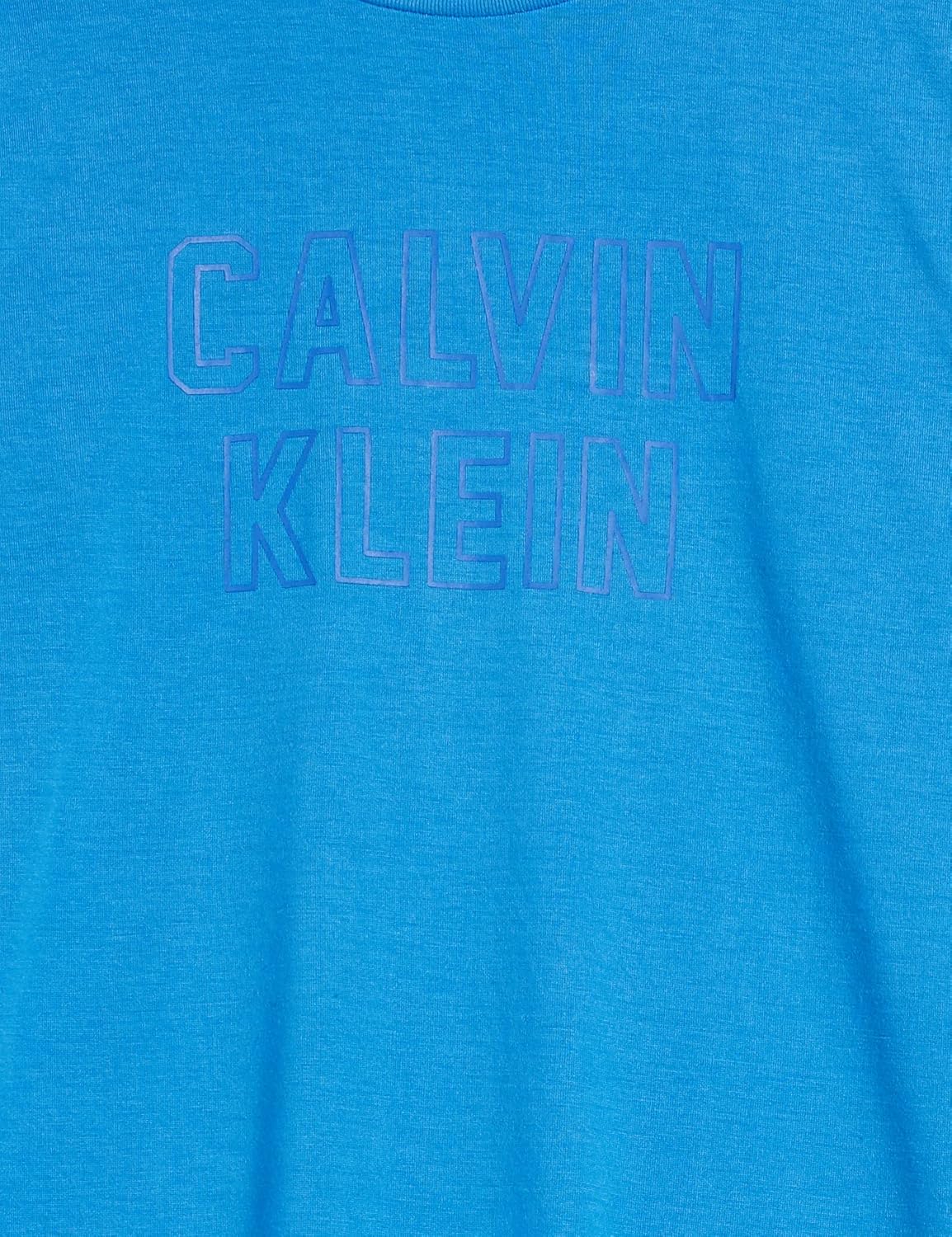 Calvin Klein Boys' Long Sleeve Tee and Plaid Jogger Pajama Set