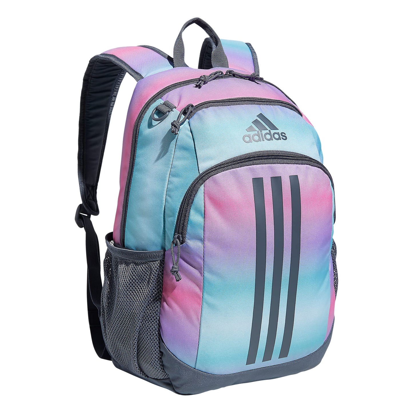 adidas Creator Laptop Backpack for Women and Men, Comfortable and Durable Small Athletic Bag, Camouflage Carbon/Black/Impact Orange, One Size