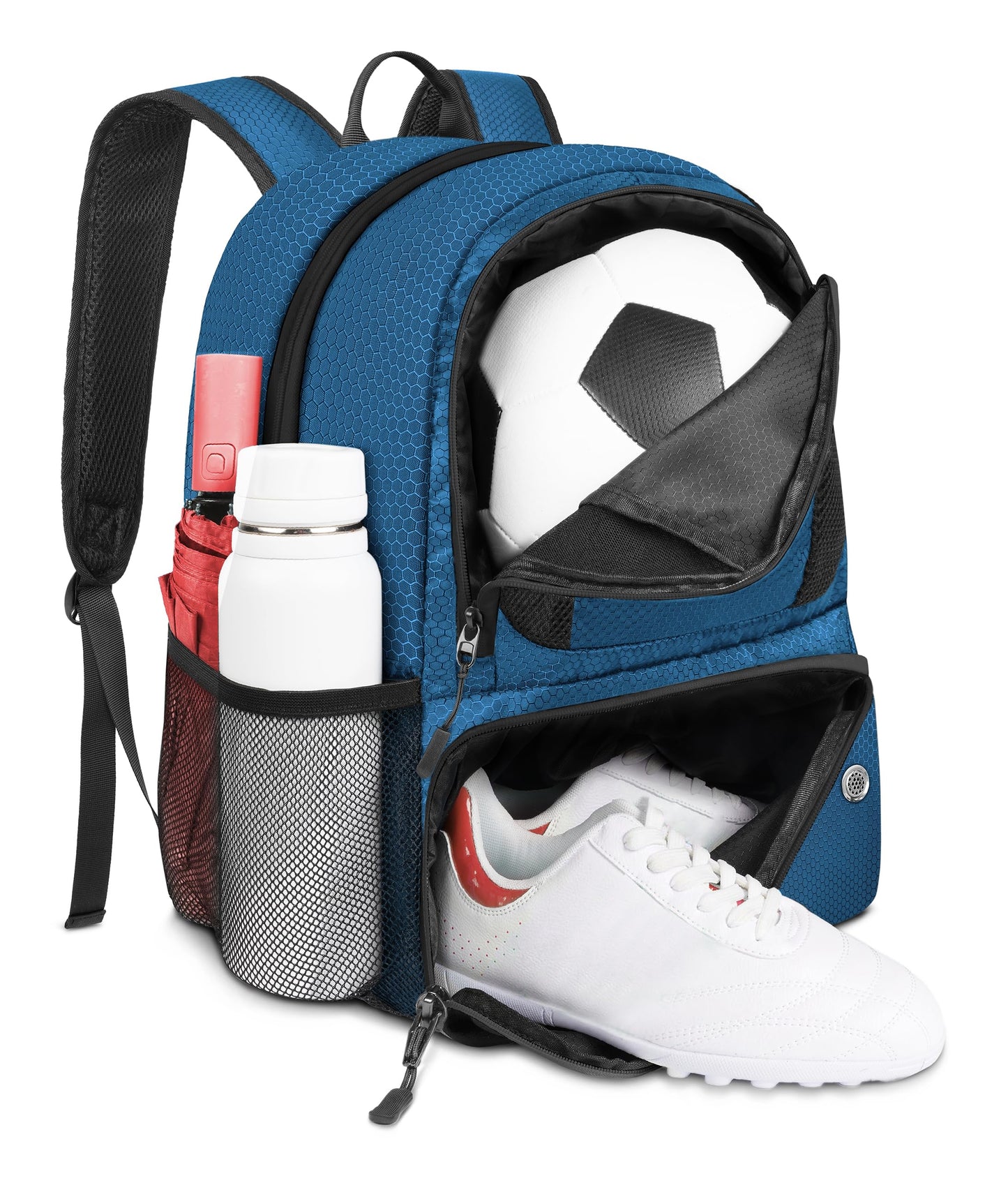 YOREPEK Soccer Backpack,Soccer Bag with Ball Holder, Water resistant Sport Equipment Bags Fit Basketball Volleyball Football