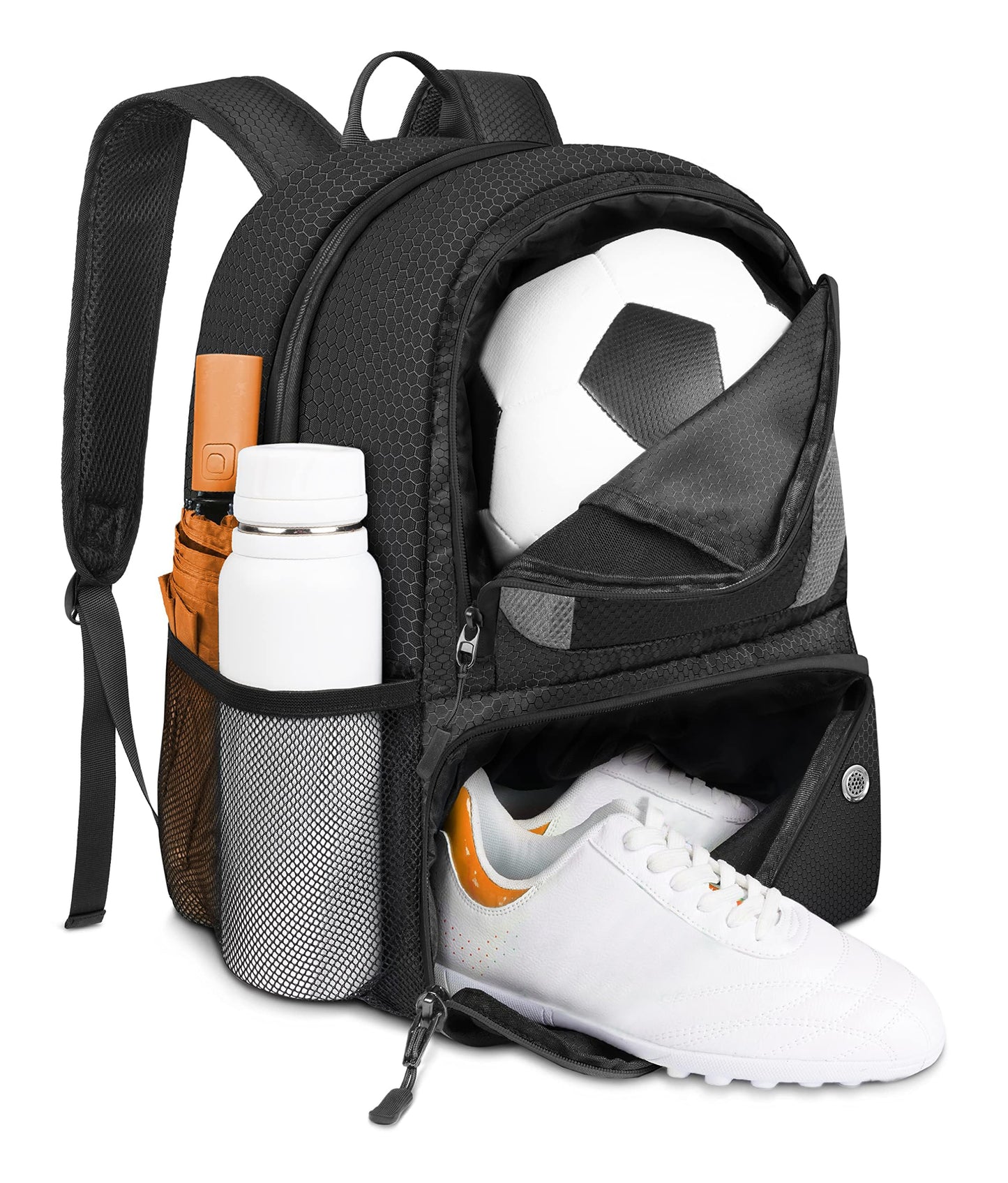 YOREPEK Soccer Backpack,Soccer Bag with Ball Holder, Water resistant Sport Equipment Bags Fit Basketball Volleyball Football
