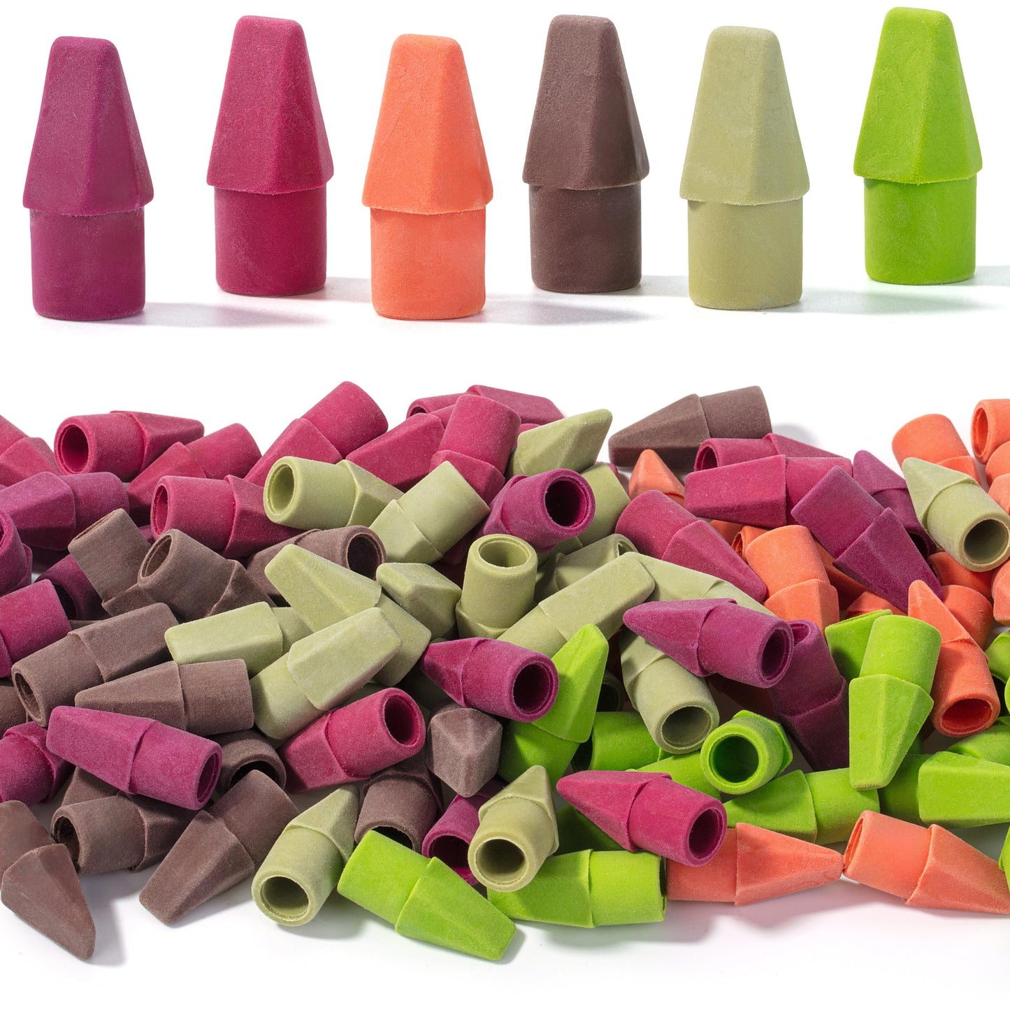 Mr. Pen Erasers for Pencils, 120 Pack, Pencil Top Erasers, Eraser Caps, Cap Tops, Topper Erasers. Ereaser