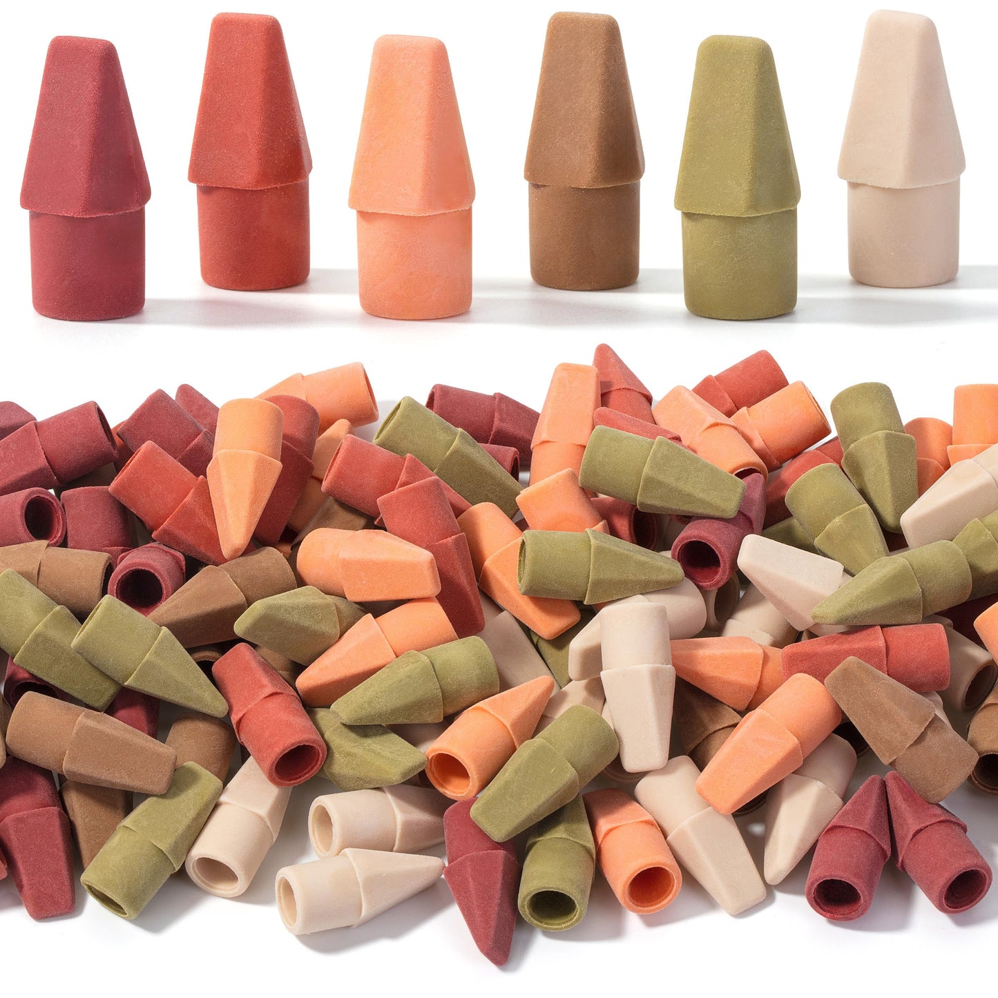 Mr. Pen Erasers for Pencils, 120 Pack, Pencil Top Erasers, Eraser Caps, Cap Tops, Topper Erasers. Ereaser