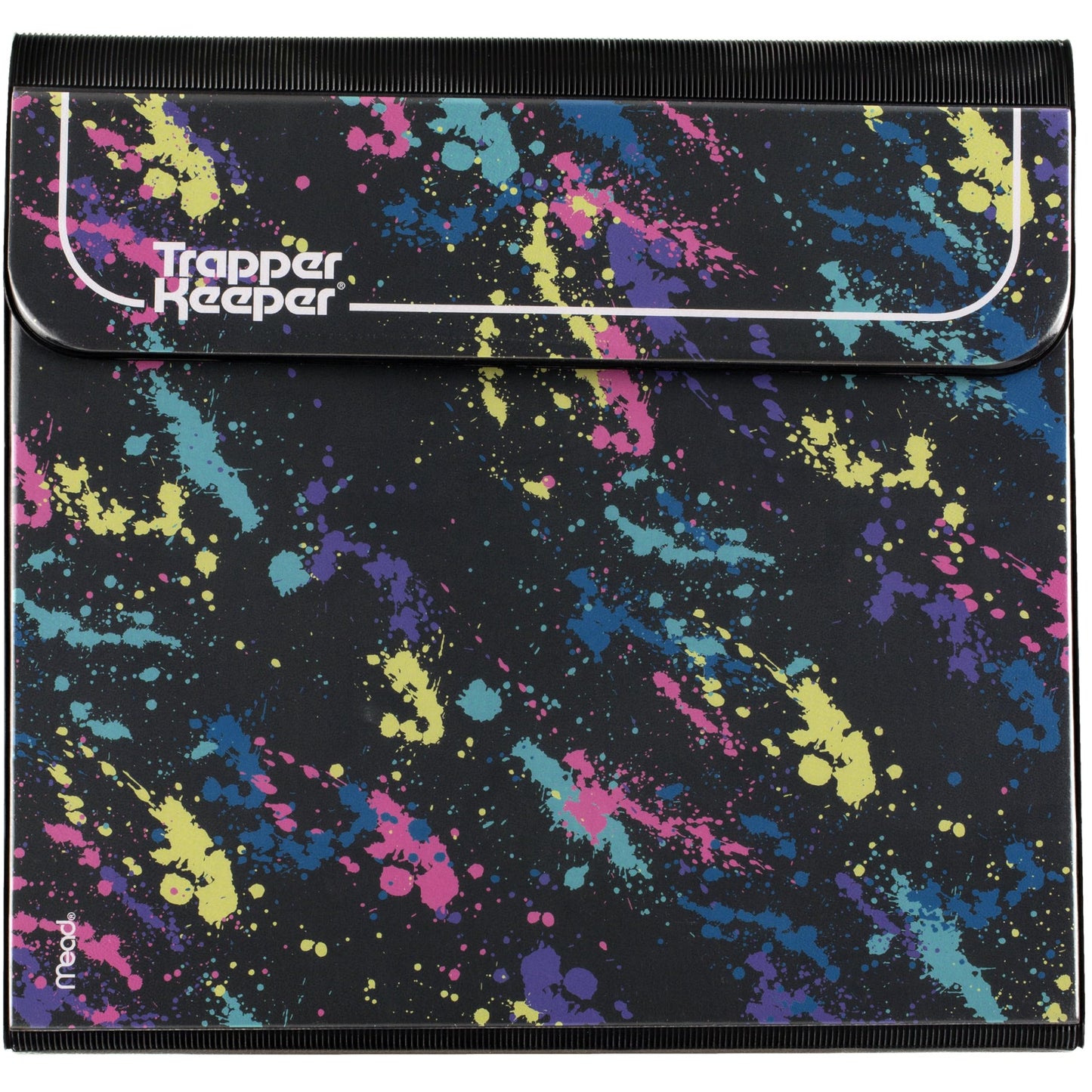 Mead Trapper Keeper Binder, Retro Design, 1 Inch Binder with Folders and Pockets, Holds 8-1/2" x 11" Paper, Palm Trees (260038FDE1-ECM)