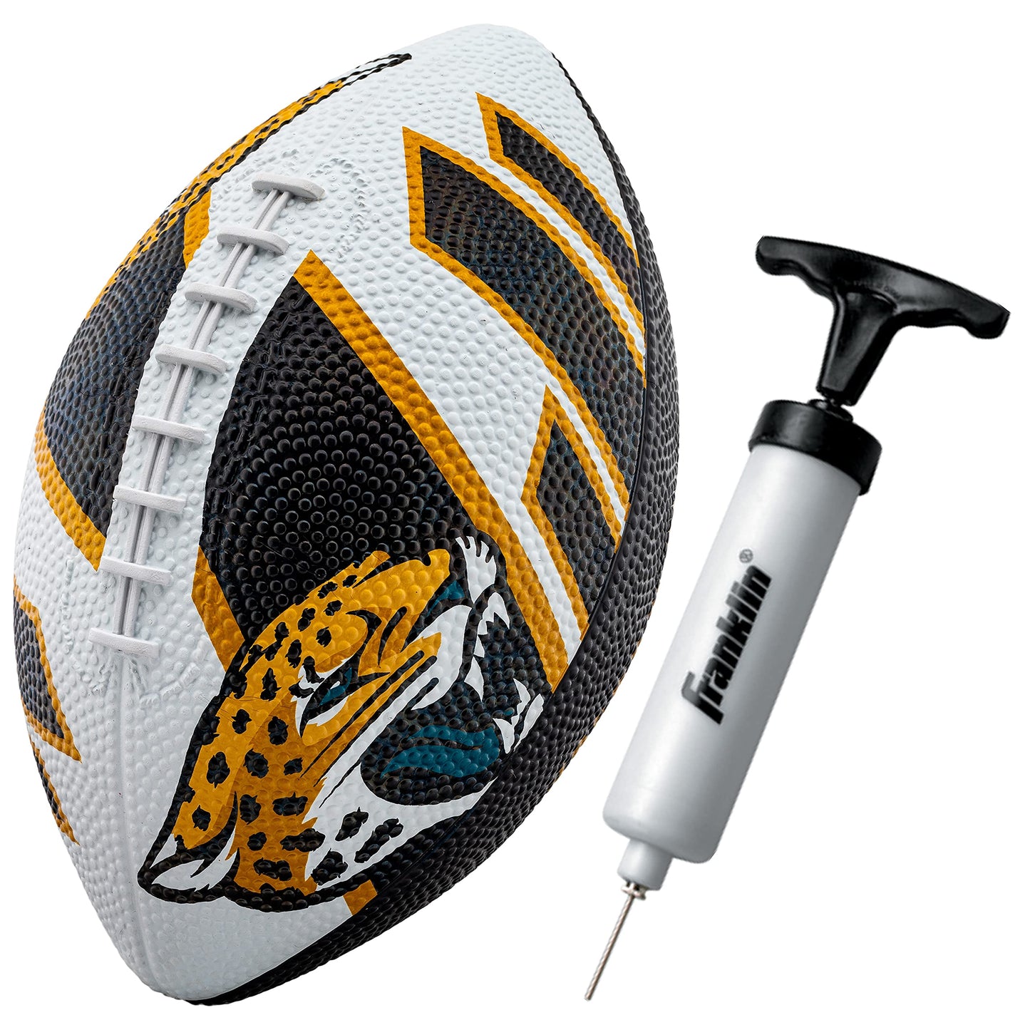 Franklin Sports NFL Team Footballs - Rubber Youth Mini Footballs for All NFL Teams - Kids Junior 8.5" Football - Official NFL Licensed Footballs